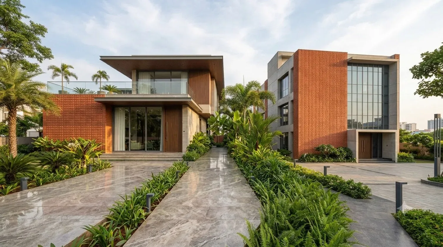 Premium clay bricks from a clay bricks manufacturer in Chennai displayed for modern residential and commercial architectural projects.