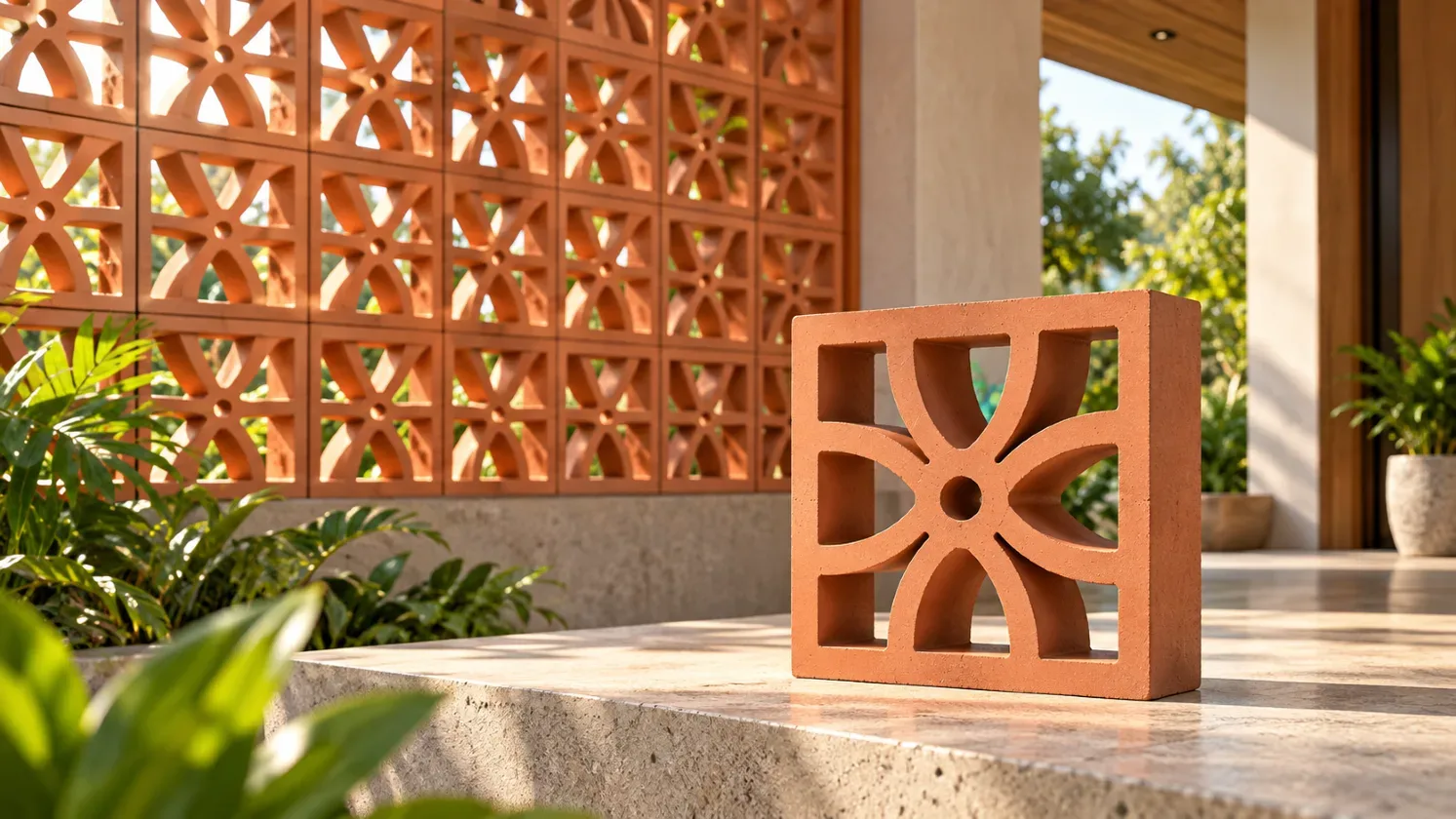 Terracotta Jaali Designs for Modern Building Facades in Bangalore by Heritage Bricks