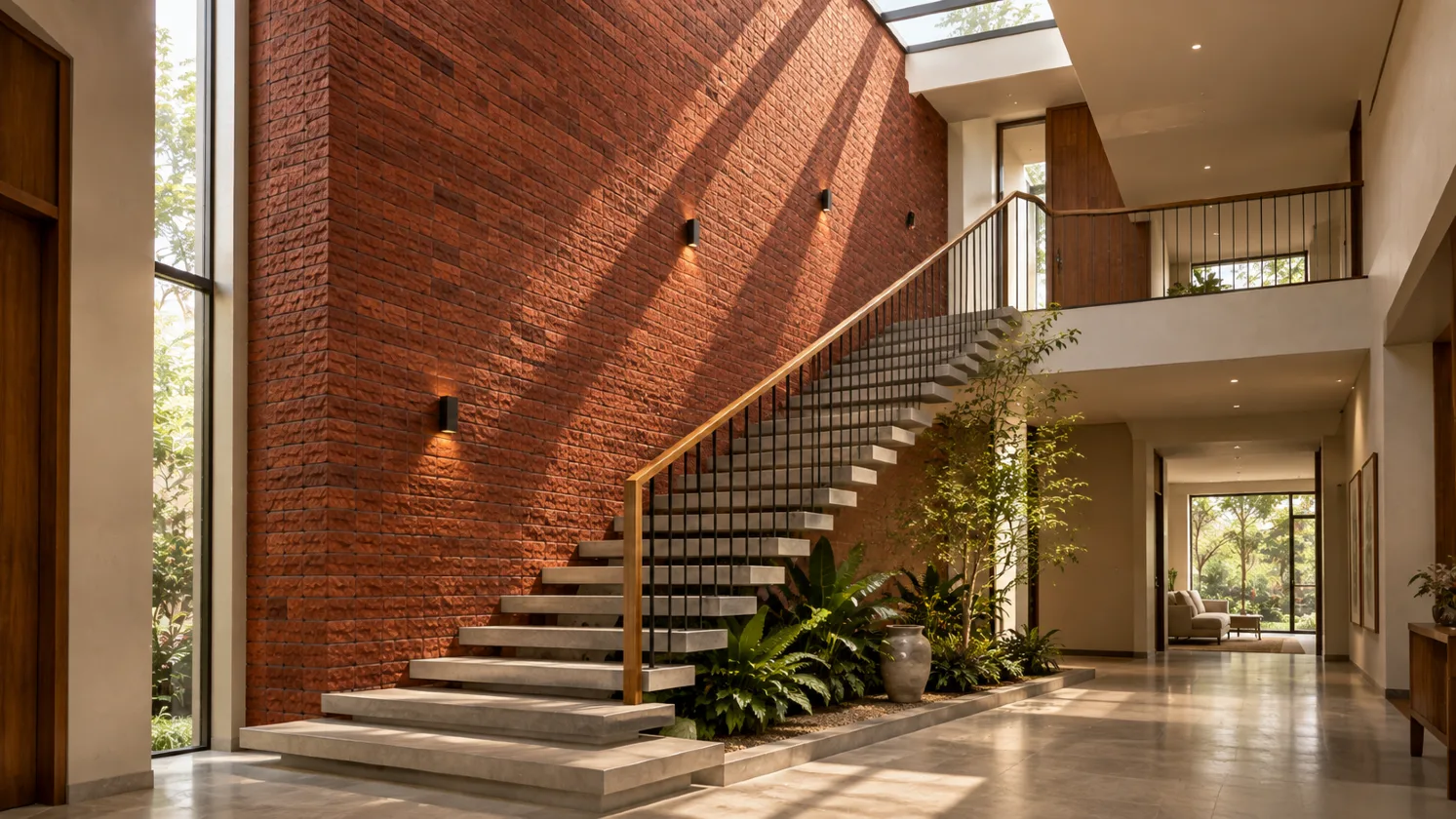 Wire cut clay bricks in Chennai for residential construction and exposed brick walls by Heritage Bricks.