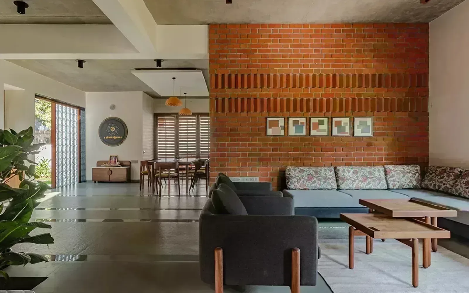 Brick facade cladding