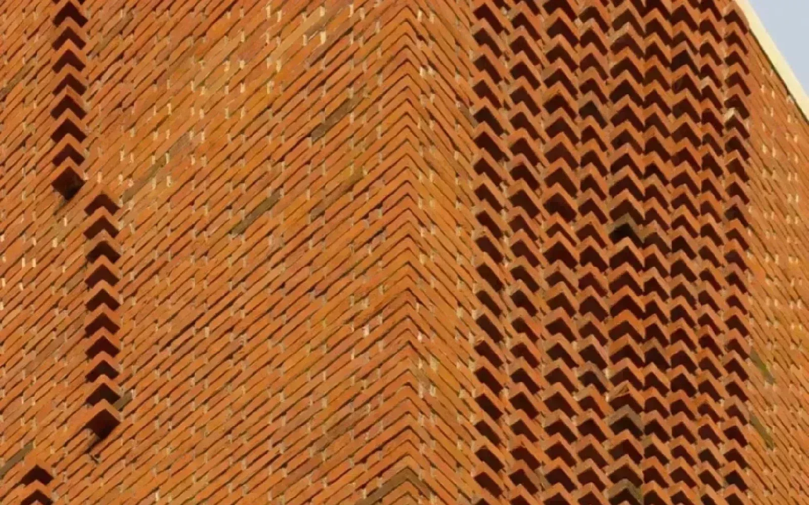 Brick facade cladding