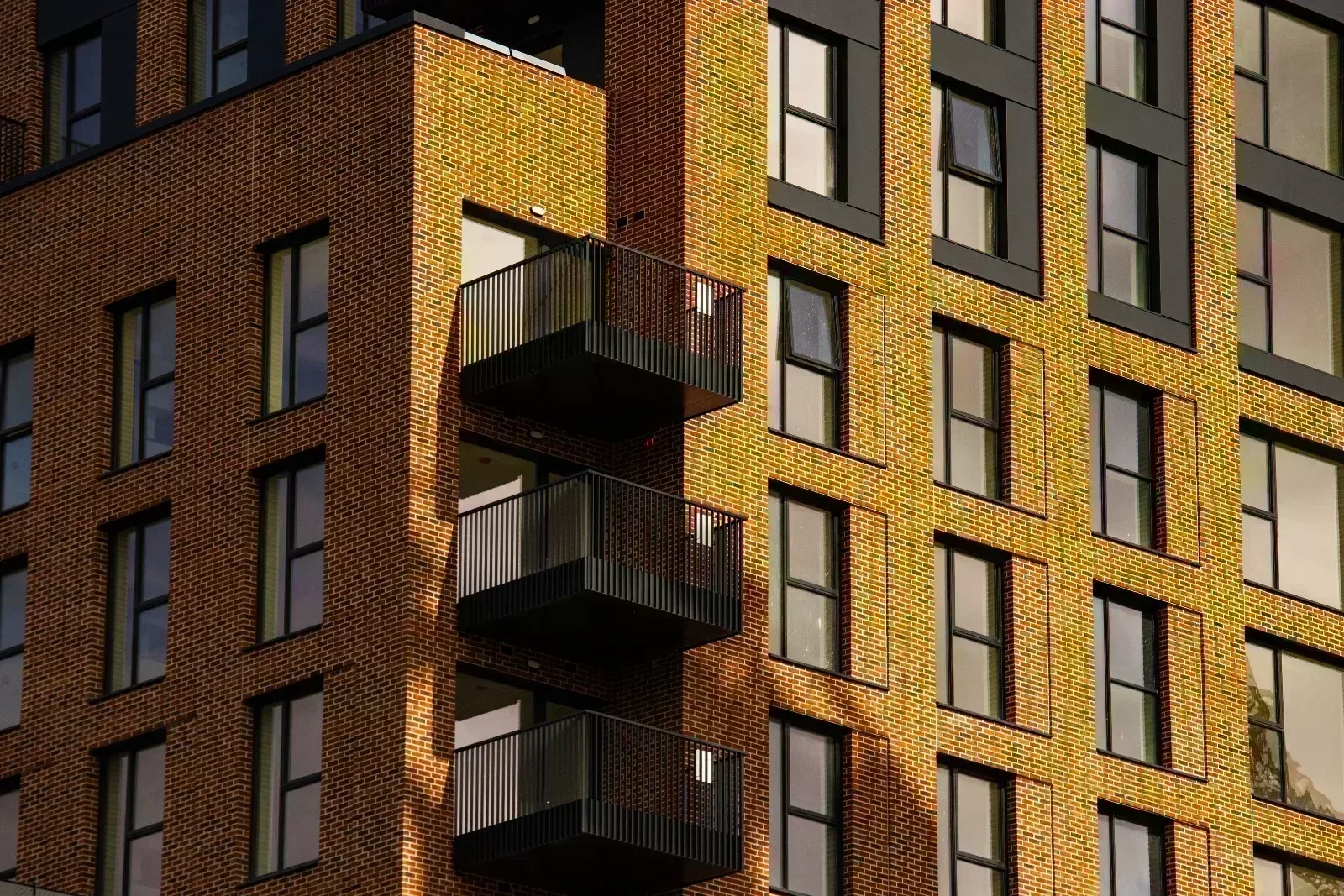 Brick facade cladding