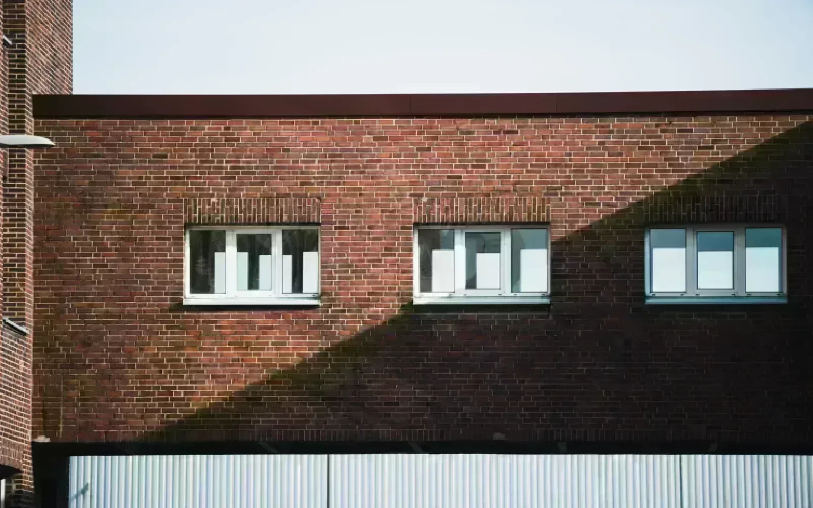 Brick facade cladding