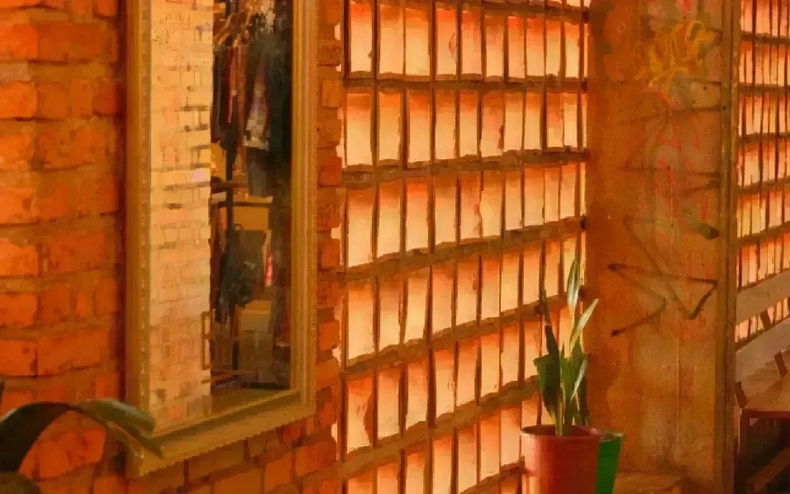 Brick facade cladding