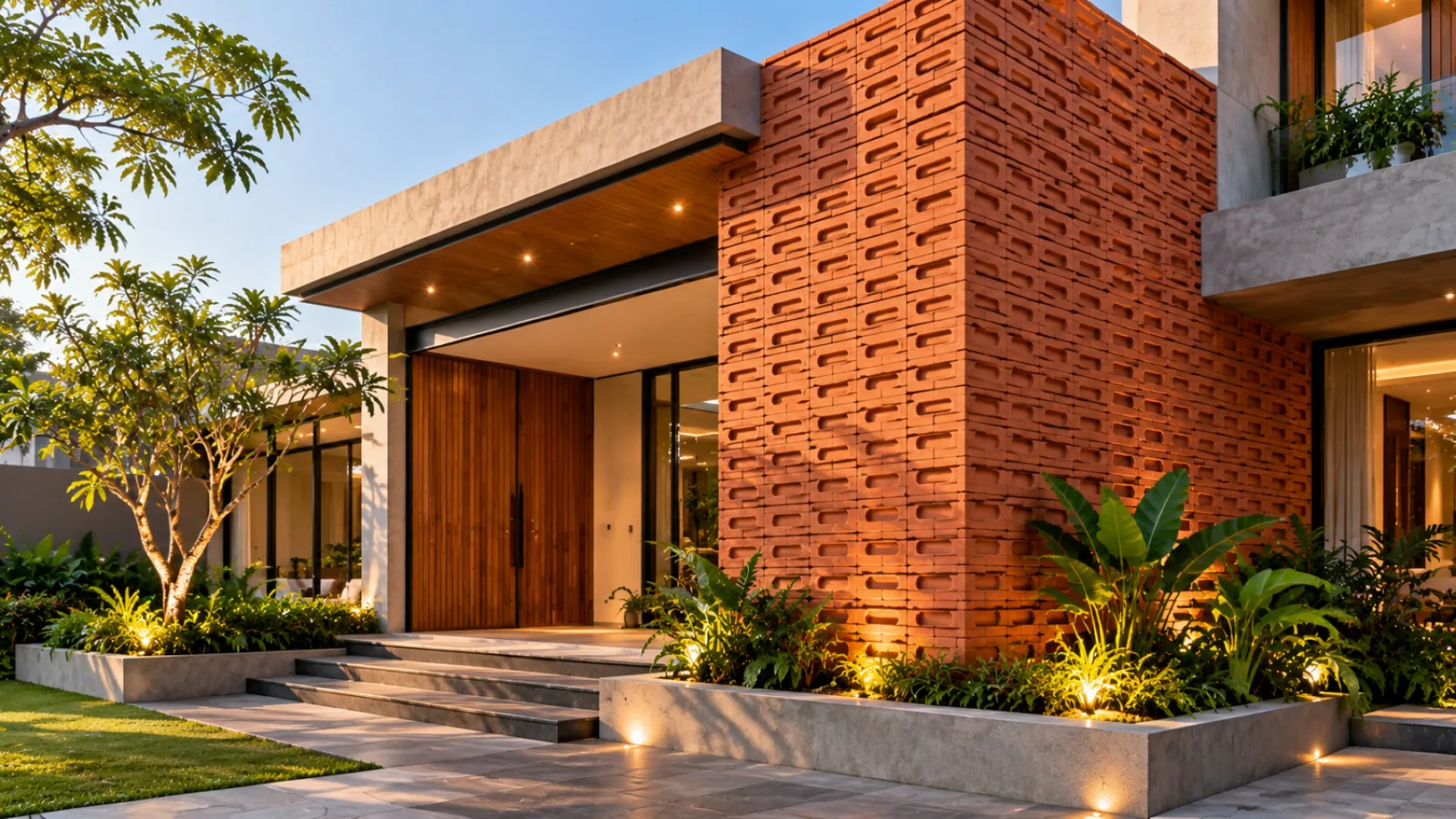 Wall cladding living room