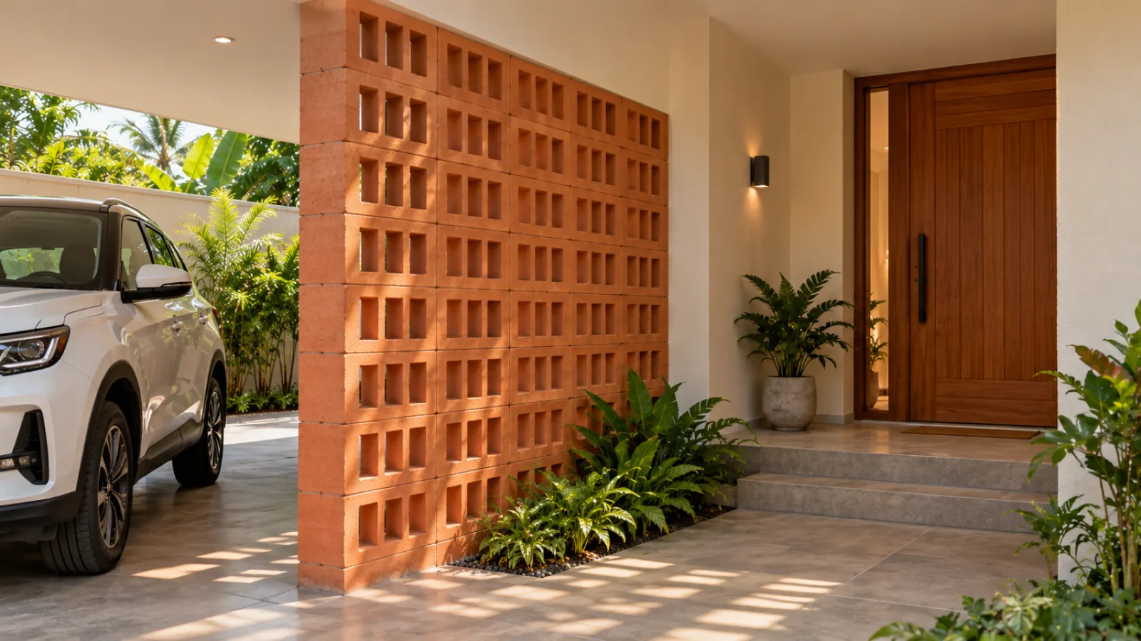 Wall cladding living room
