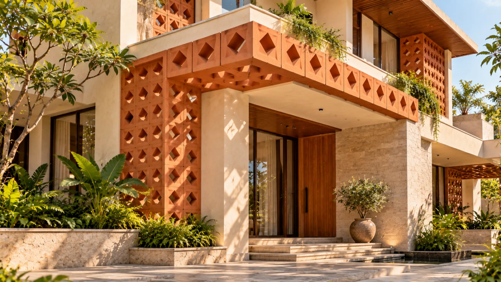 Wall cladding living room