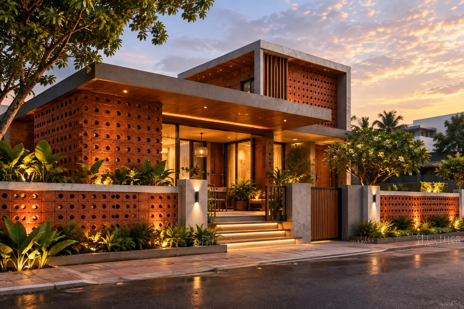 Wall cladding living room
