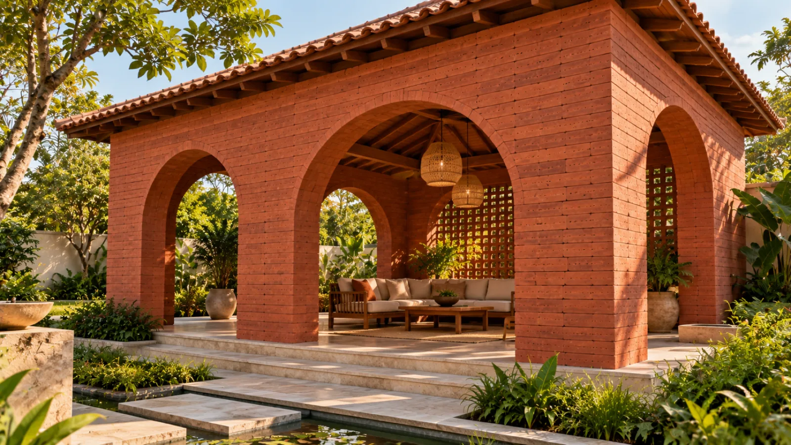 Wall cladding living room