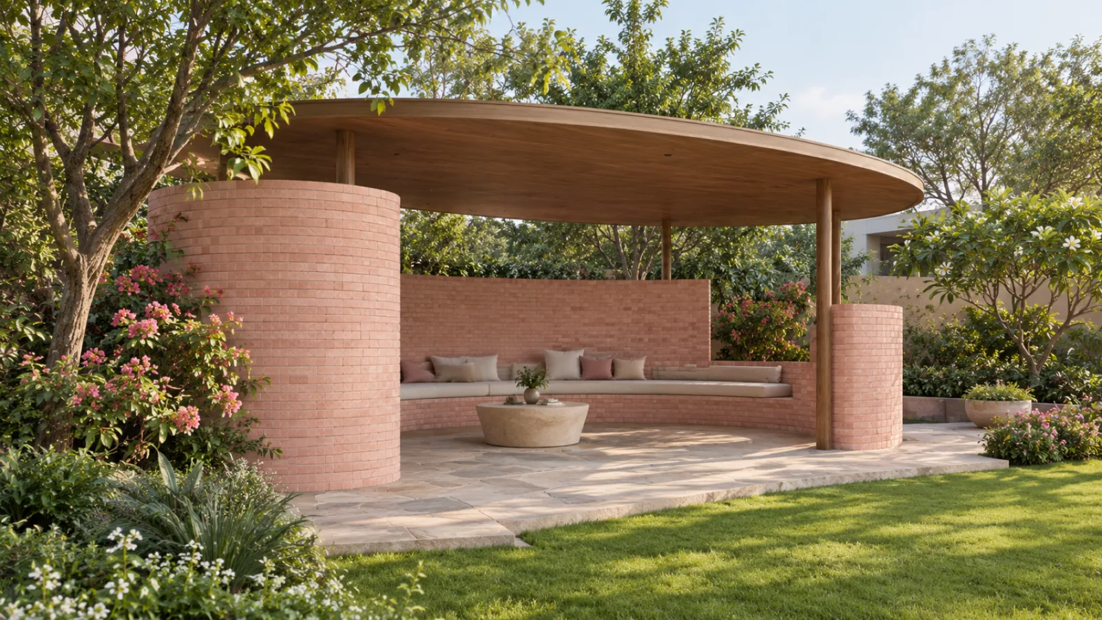 Wood wall cladding