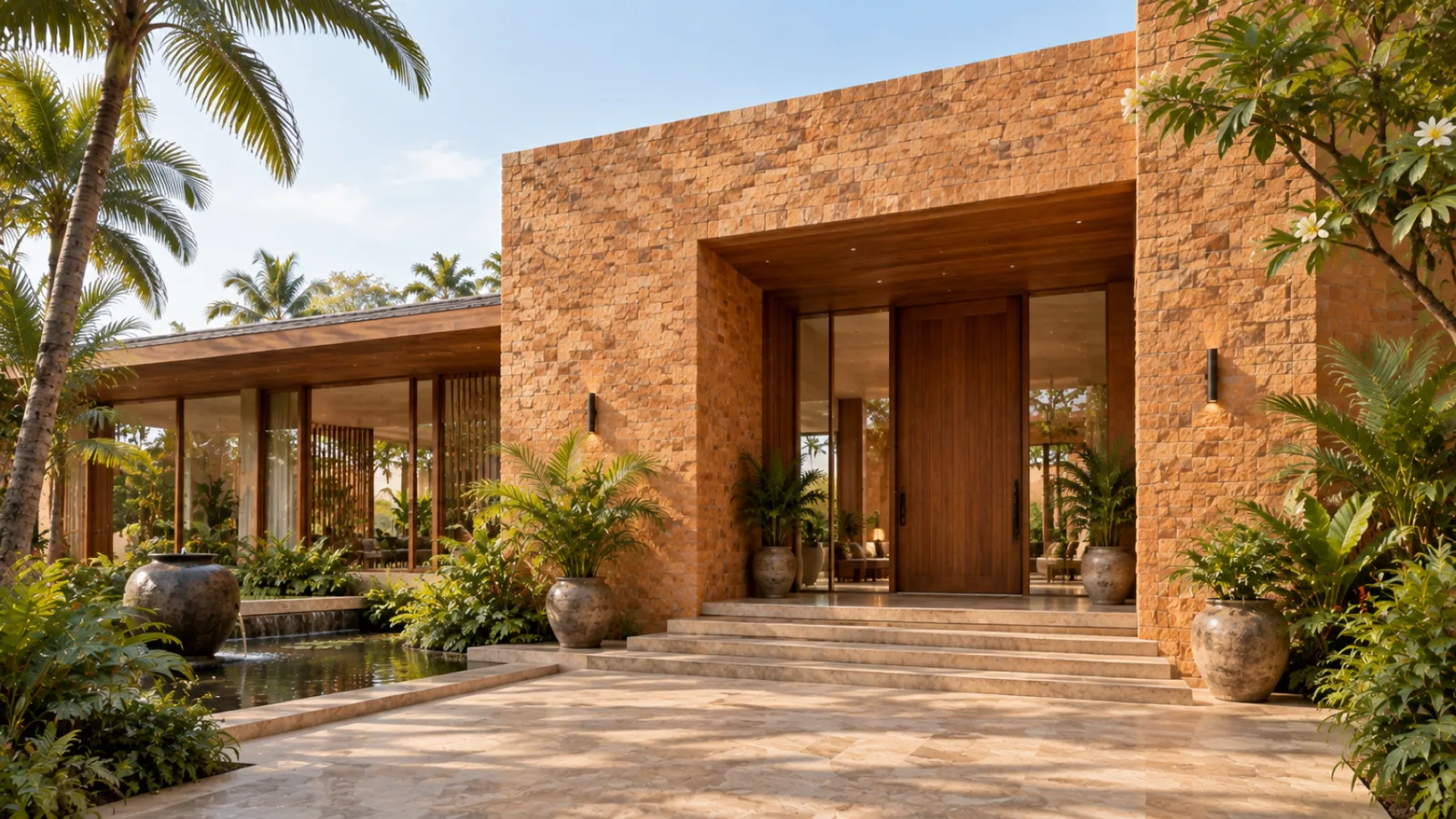Wood wall cladding