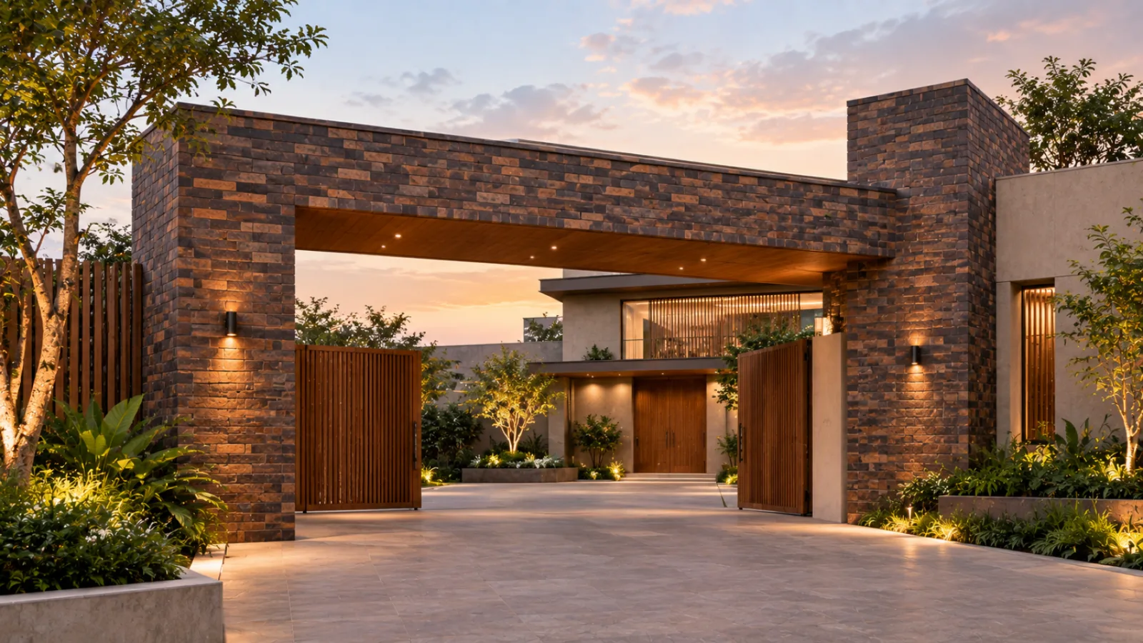 Wood wall cladding