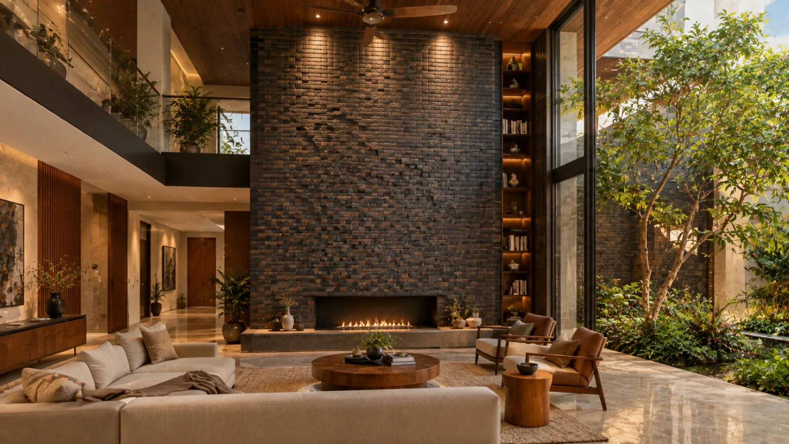 Interior wall cladding