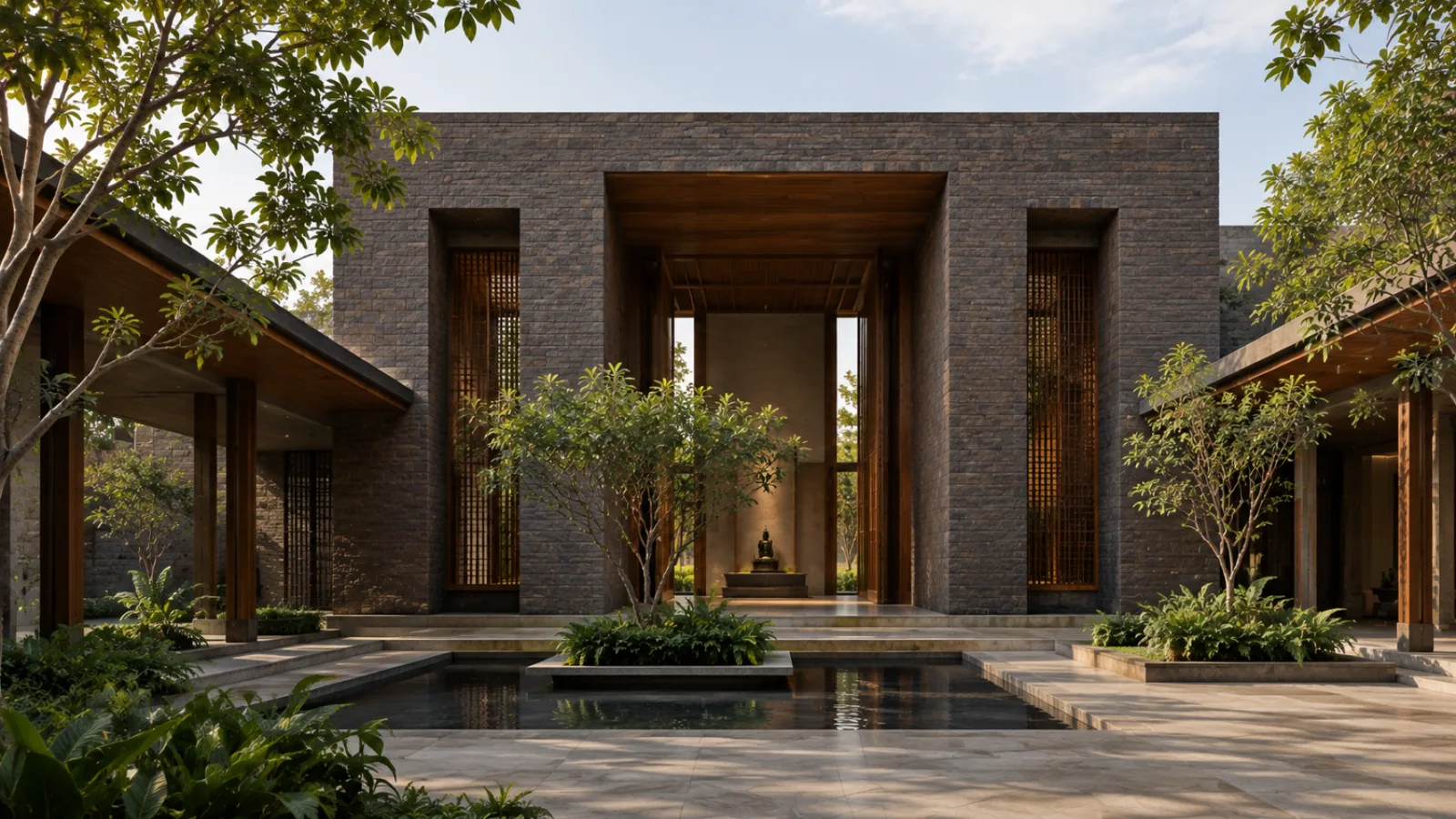 Wall cladding living room