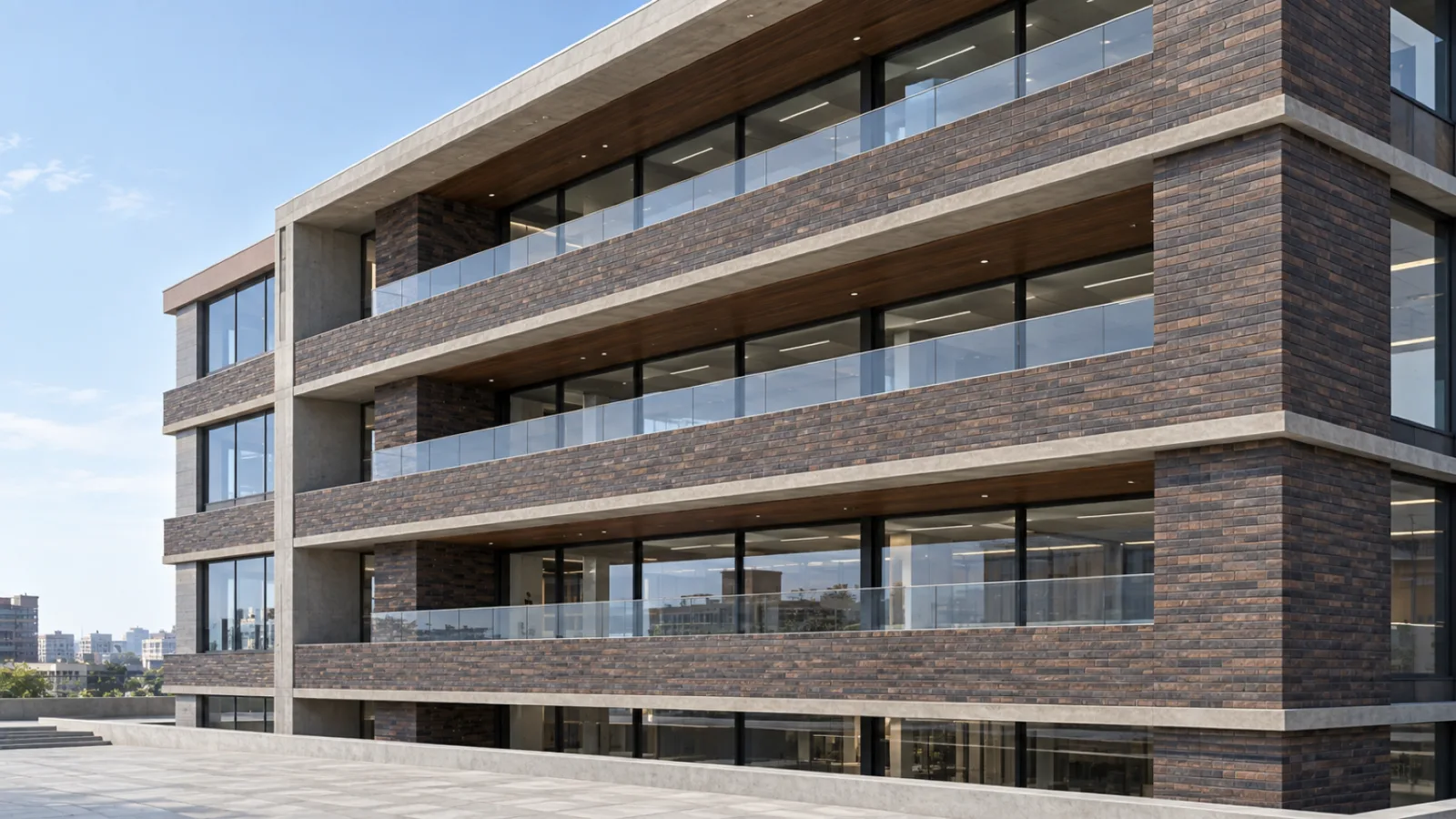 Wood wall cladding