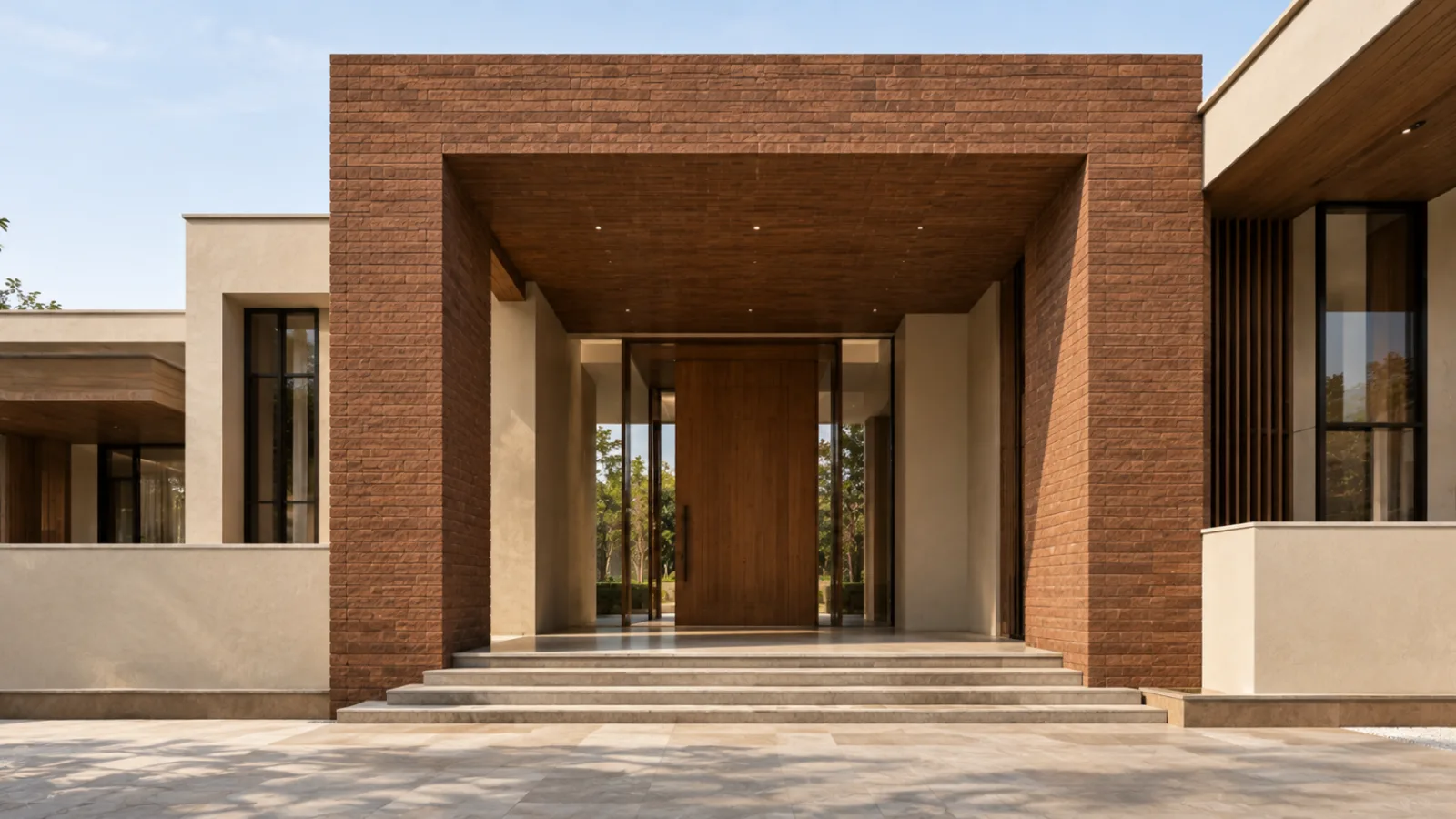 Wood wall cladding
