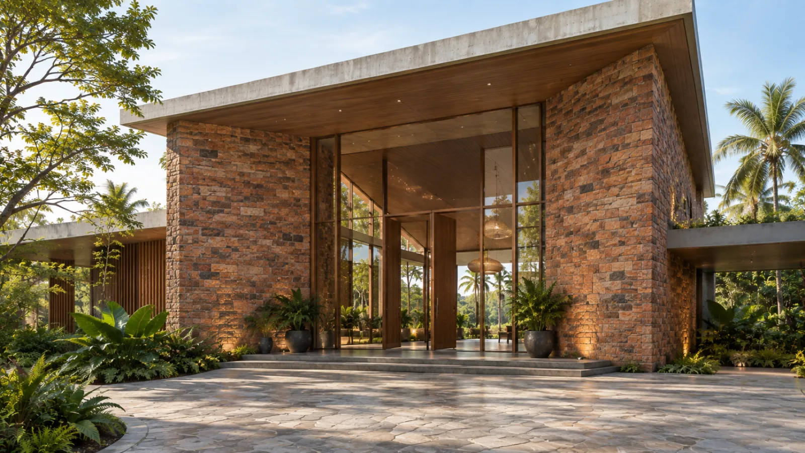 Wood wall cladding