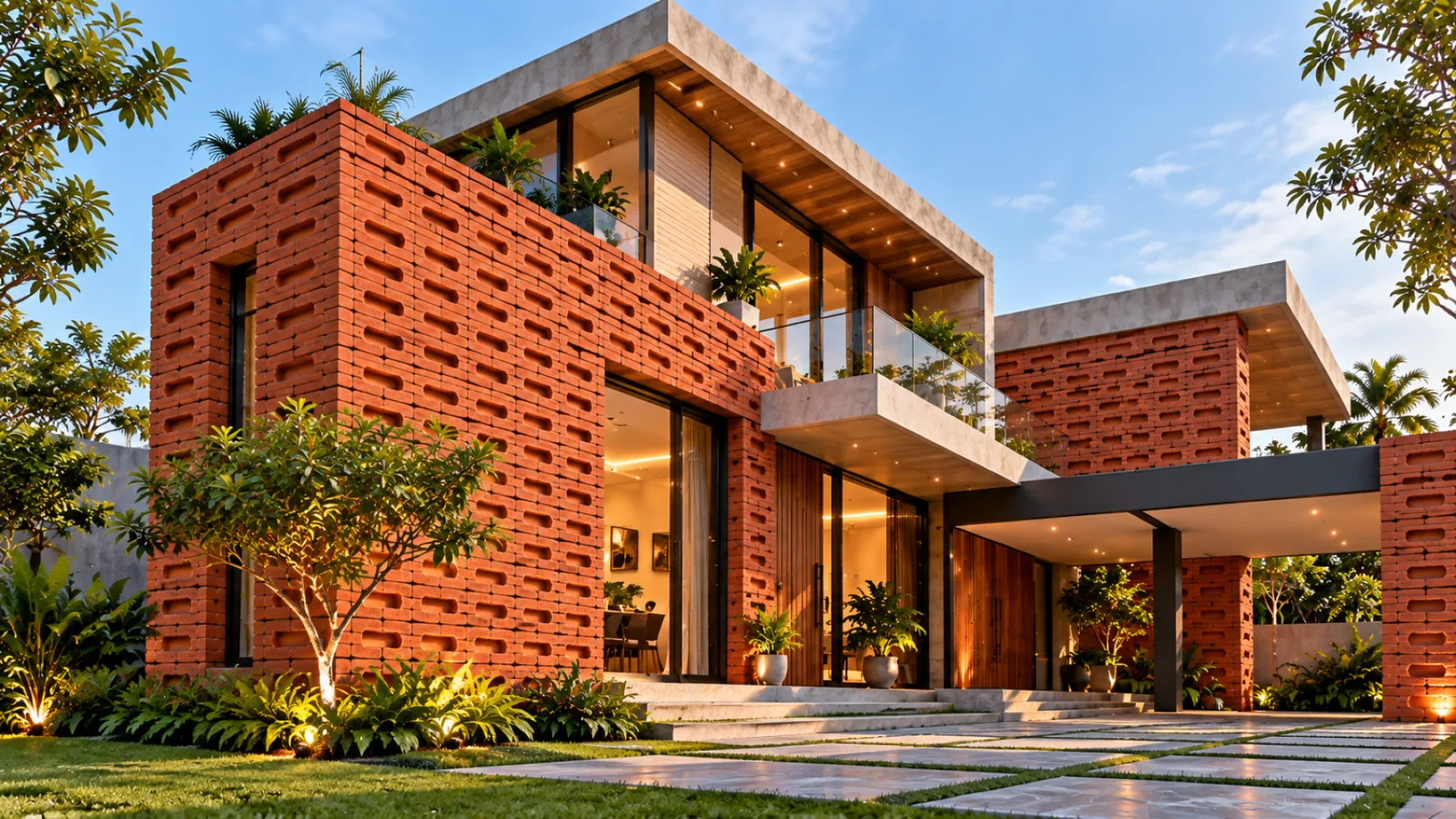 Wall cladding living room