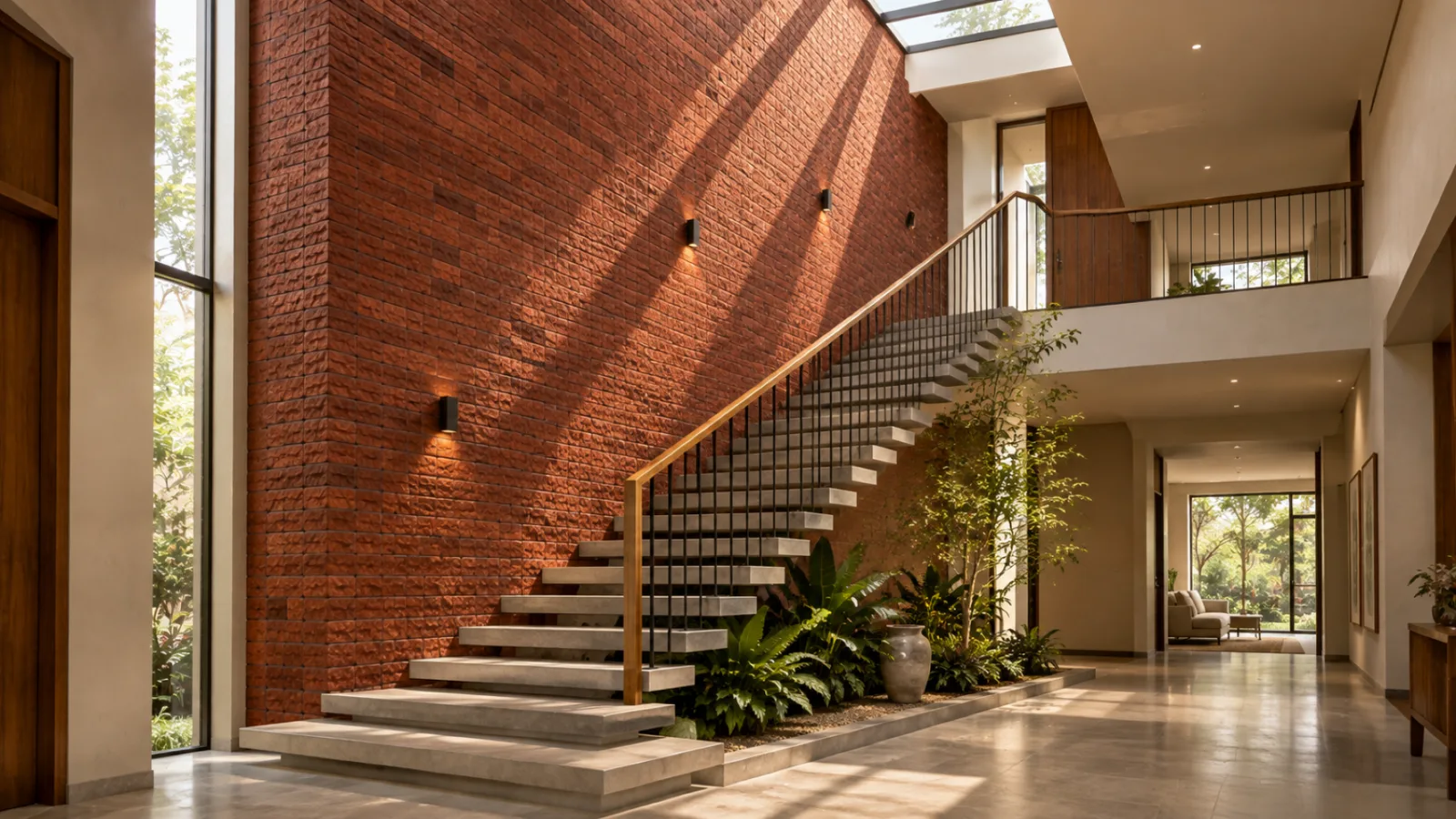 Wood wall cladding