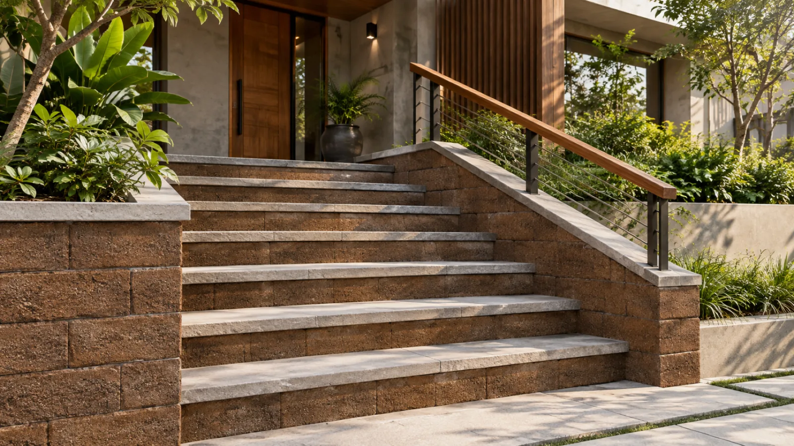 Wood wall cladding