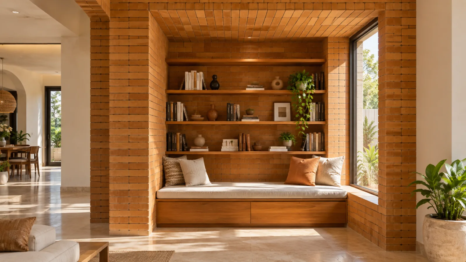 Wall cladding living room