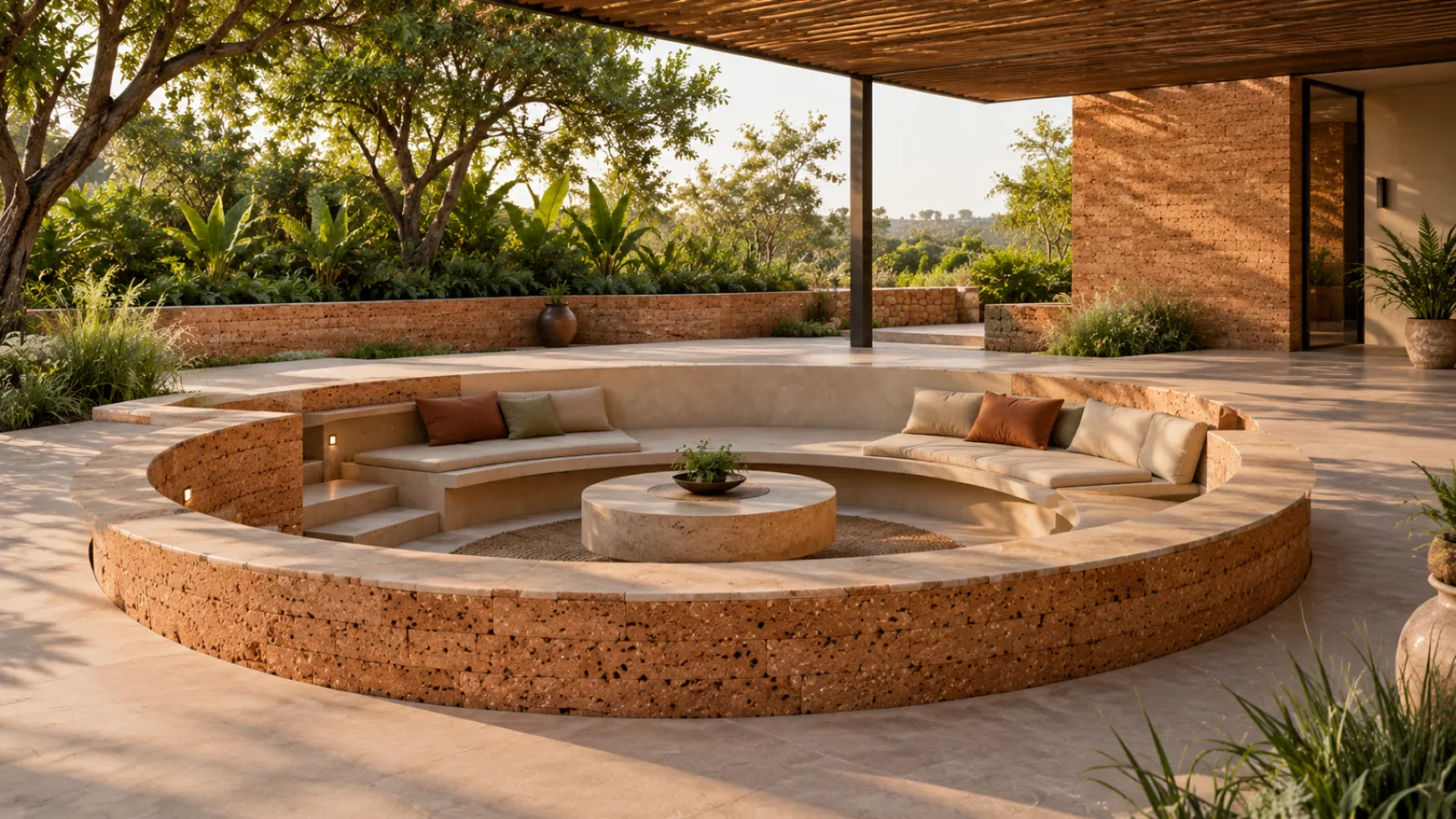 Wall cladding living room