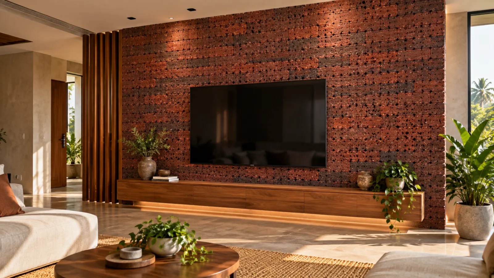 Wood wall cladding
