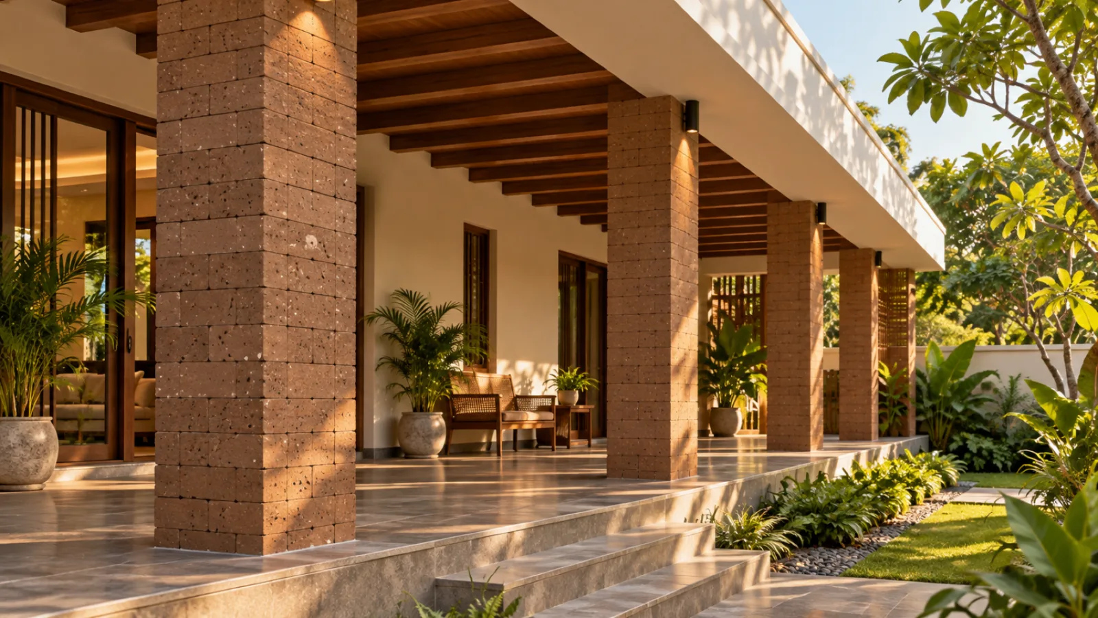 Wall cladding living room