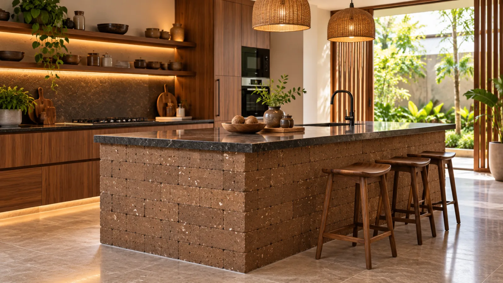 Wood wall cladding