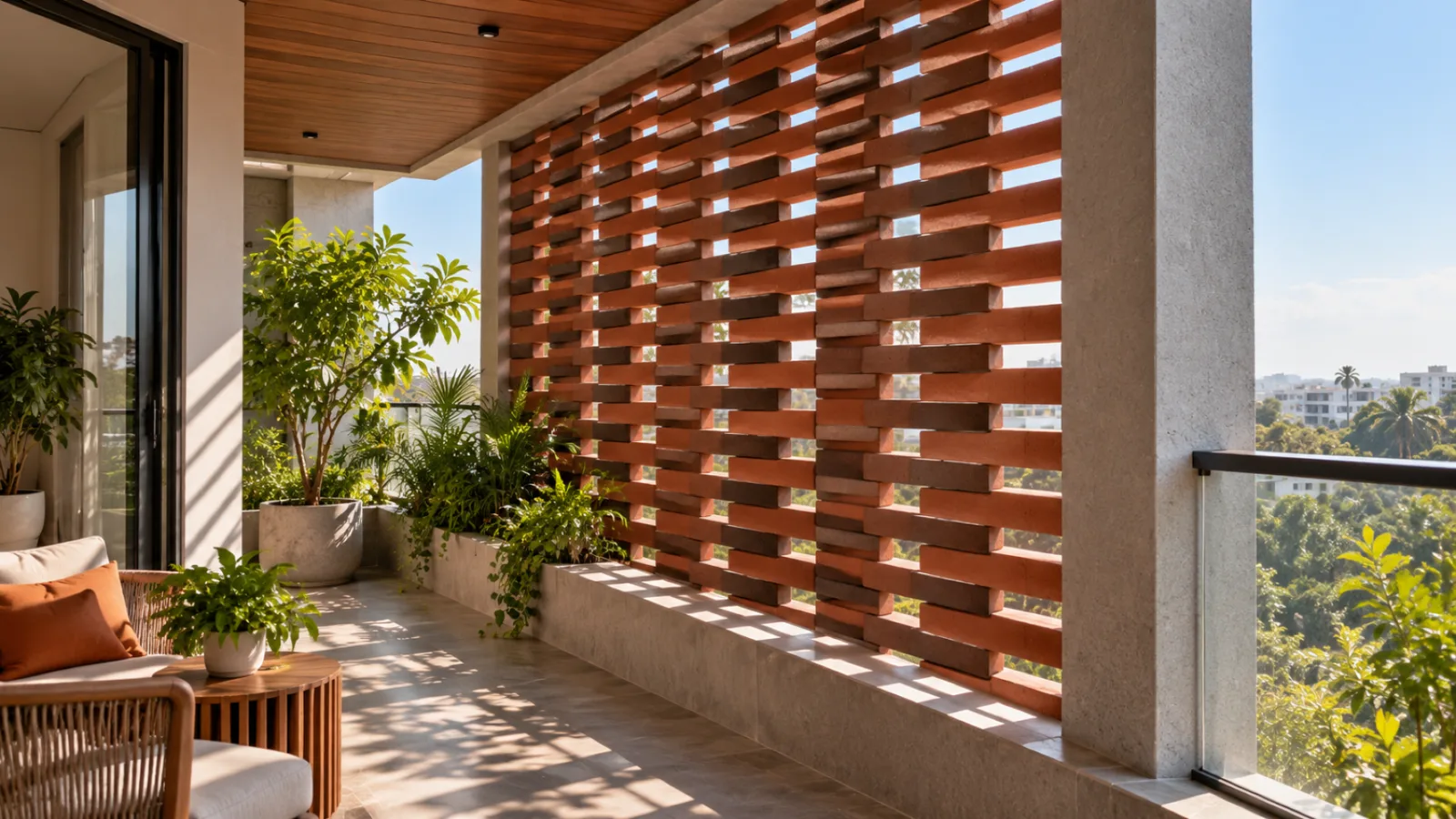 Wall cladding living room
