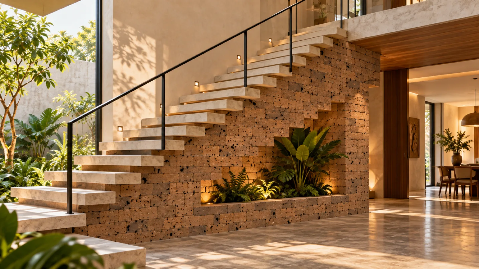 Interior wall cladding