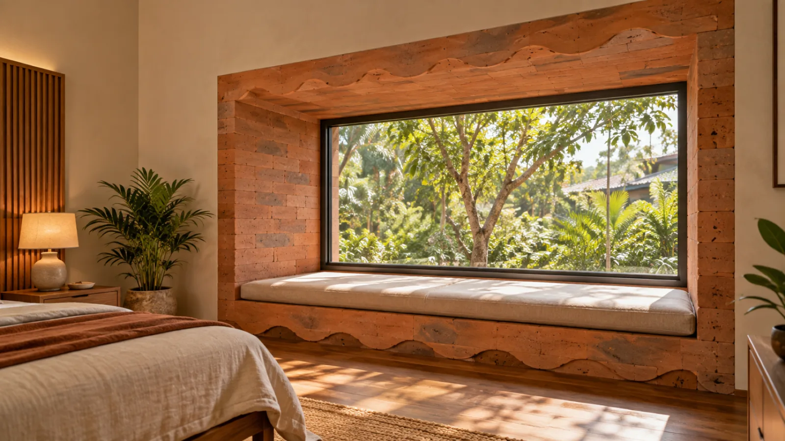 Wall cladding living room