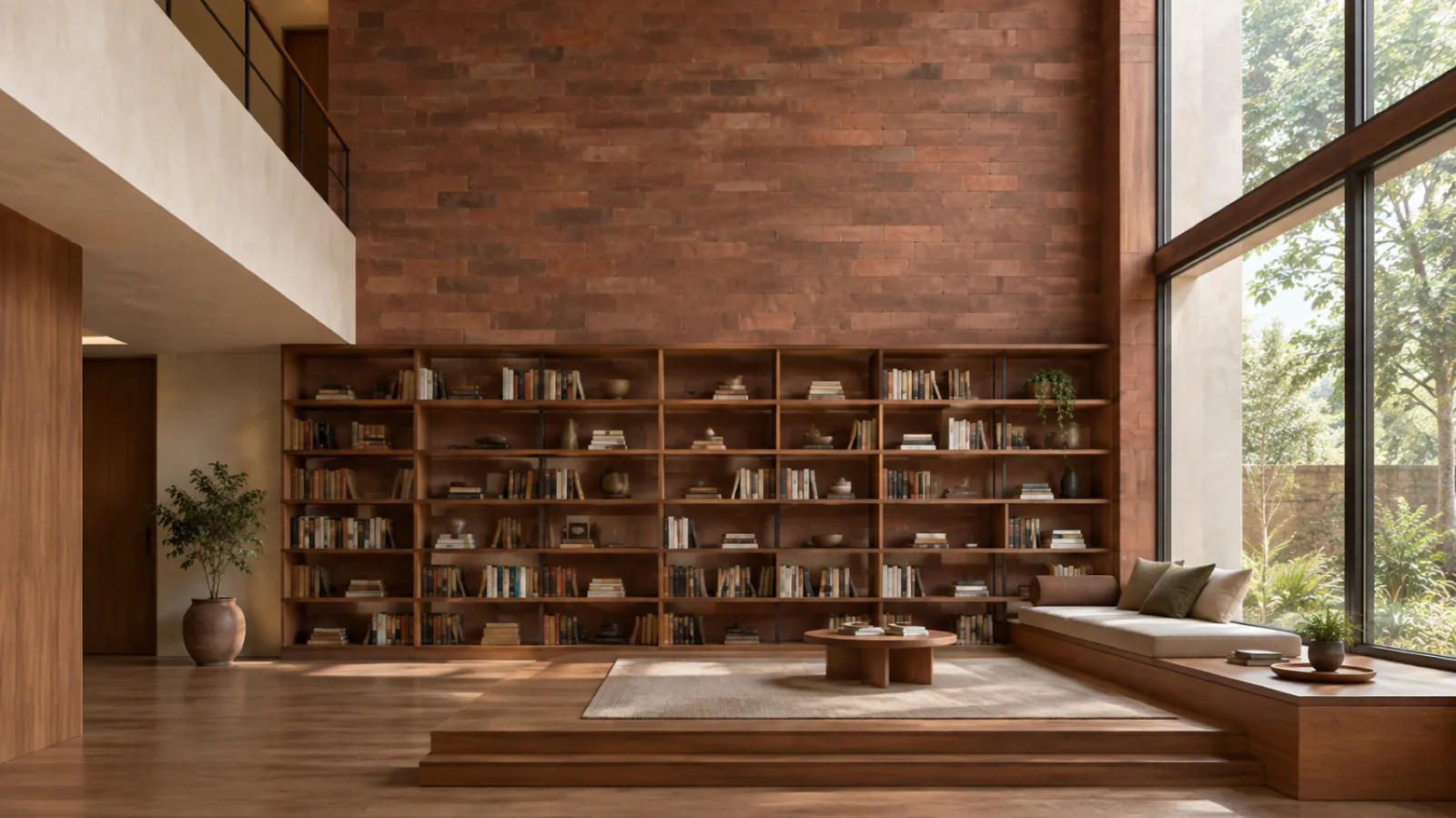 Wall cladding living room