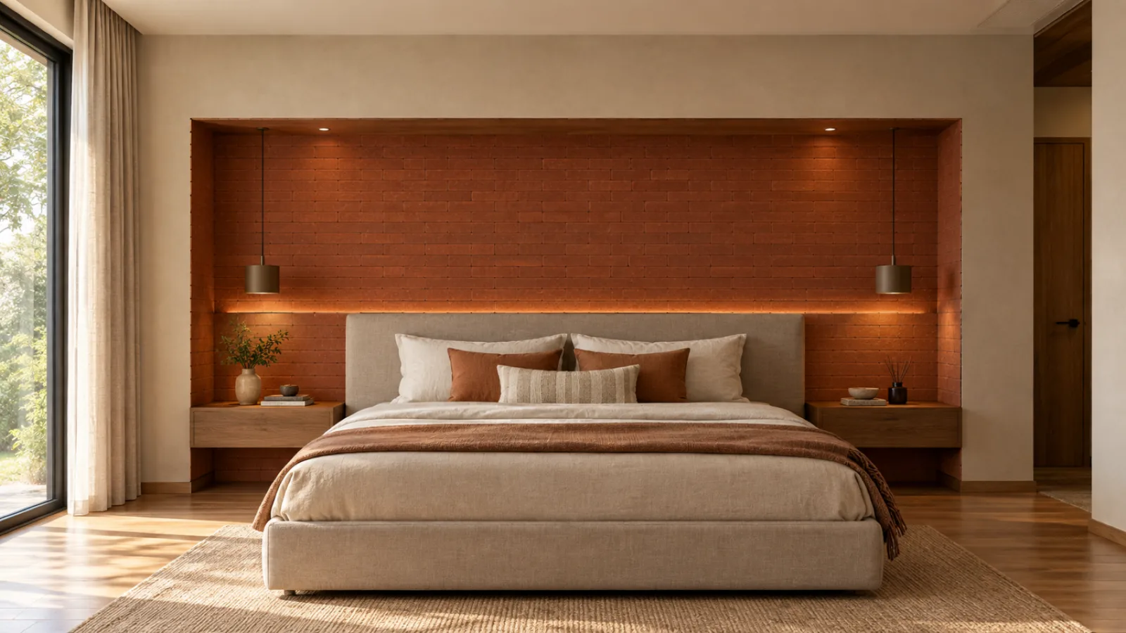 Wall cladding living room