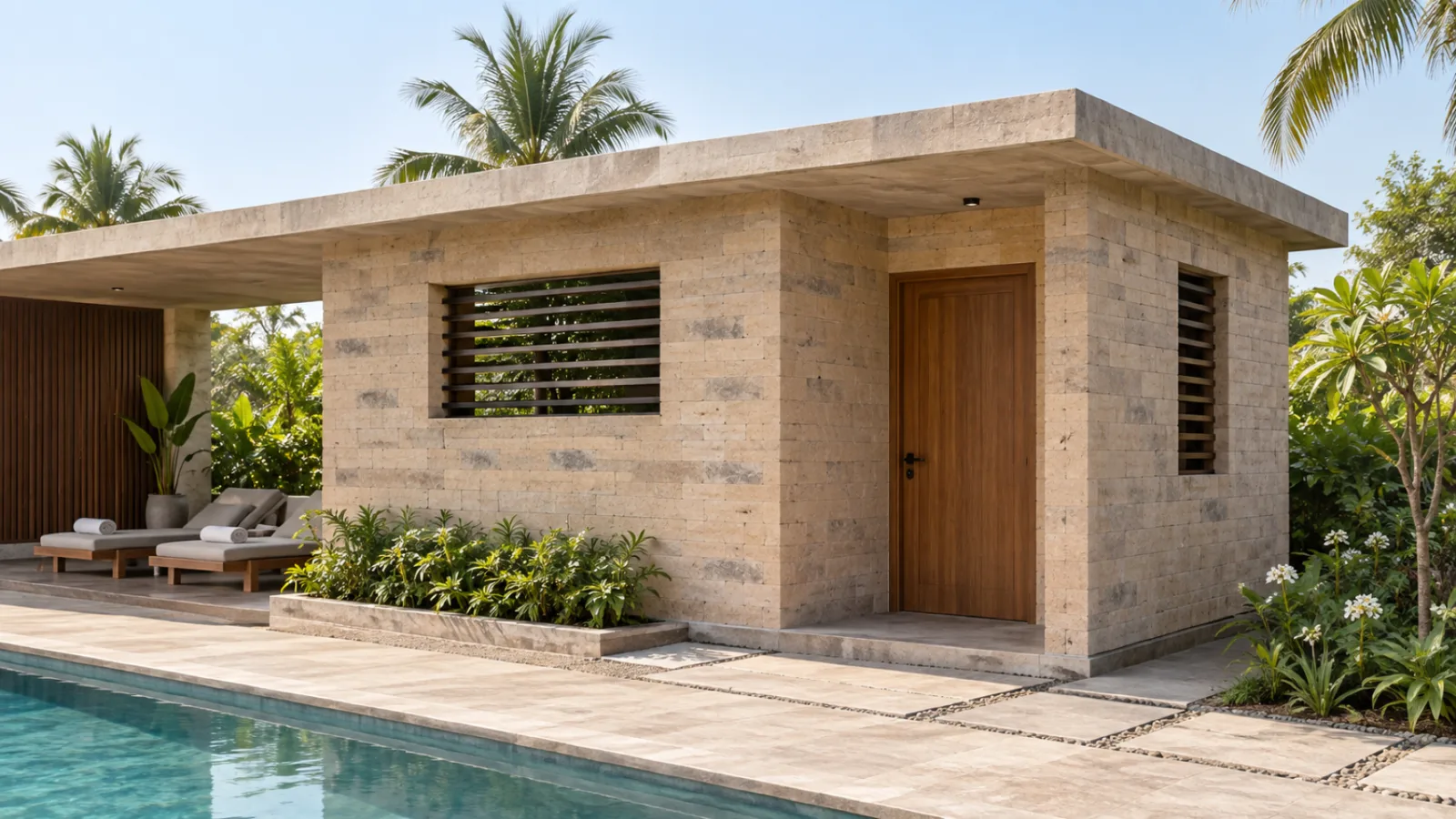Wood wall cladding