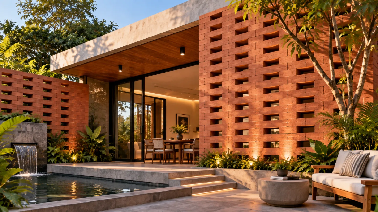 Wood wall cladding
