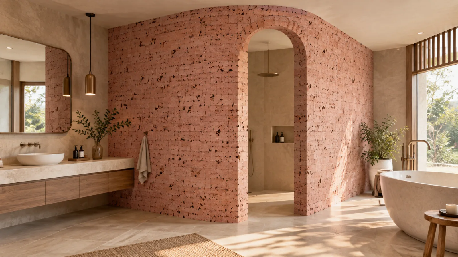 Wall cladding living room