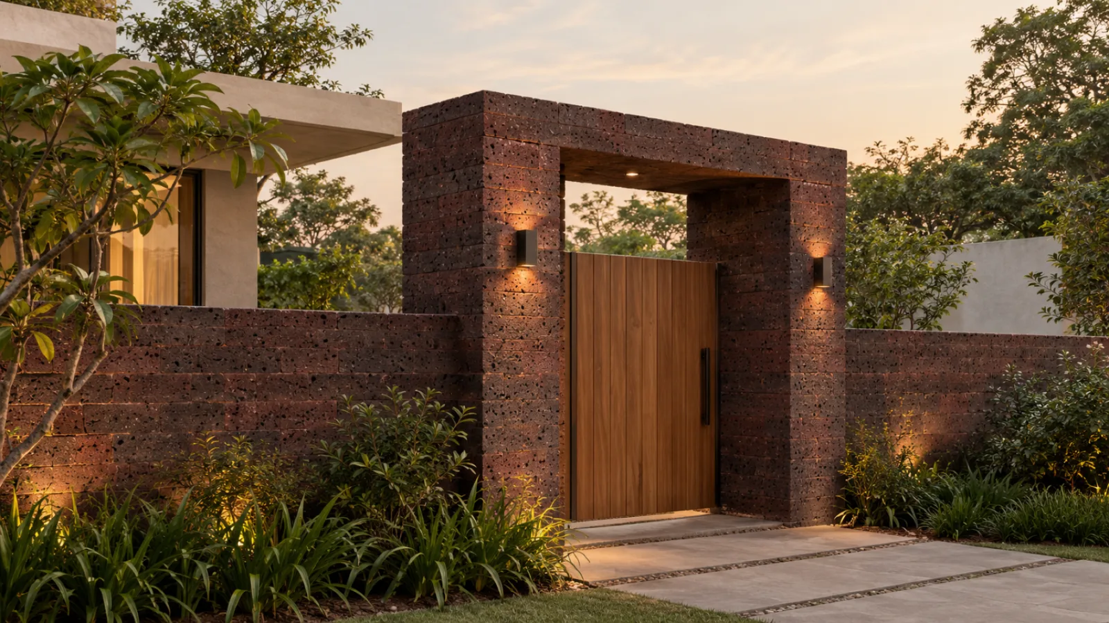 Wood wall cladding