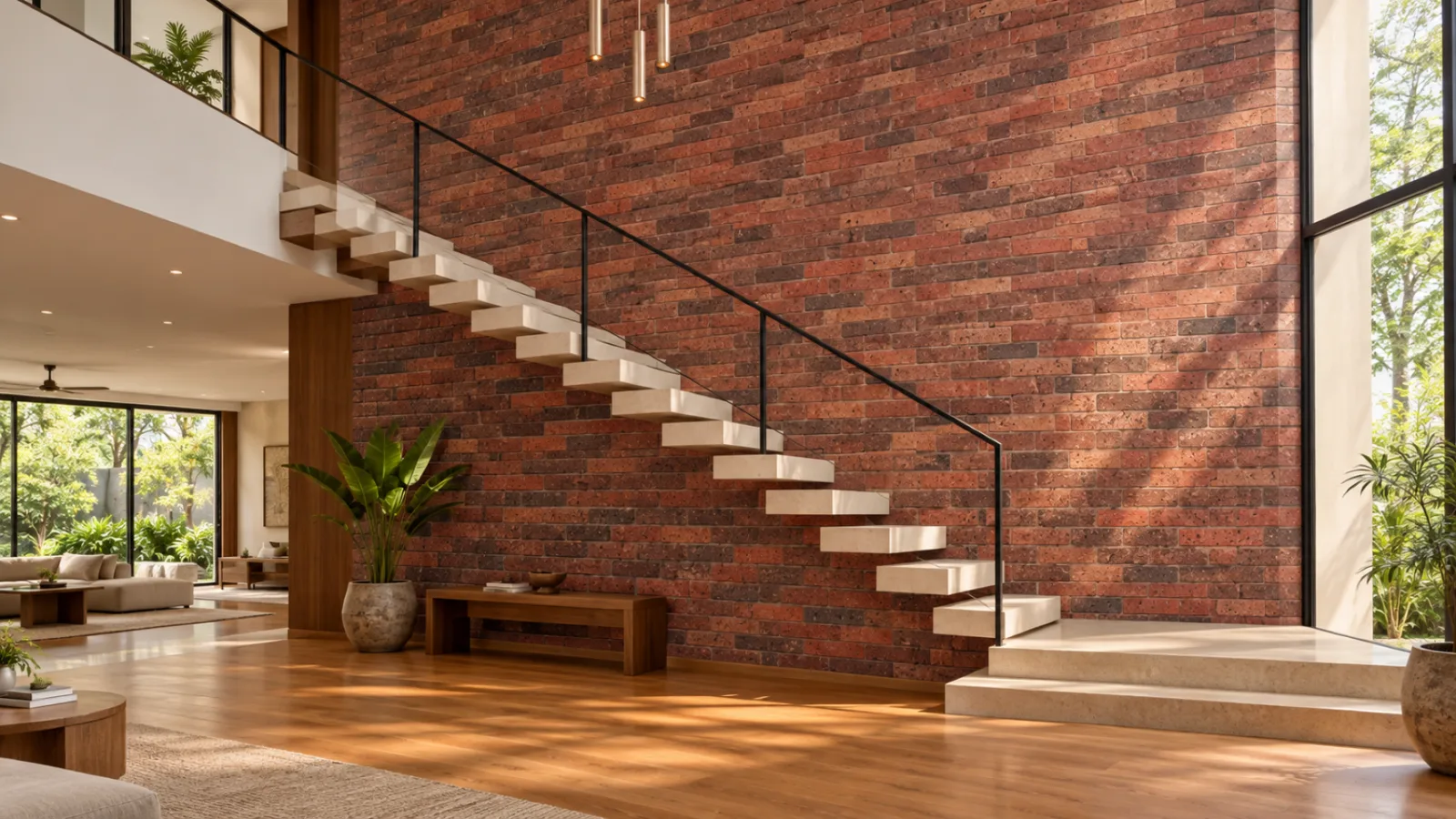 Wood wall cladding
