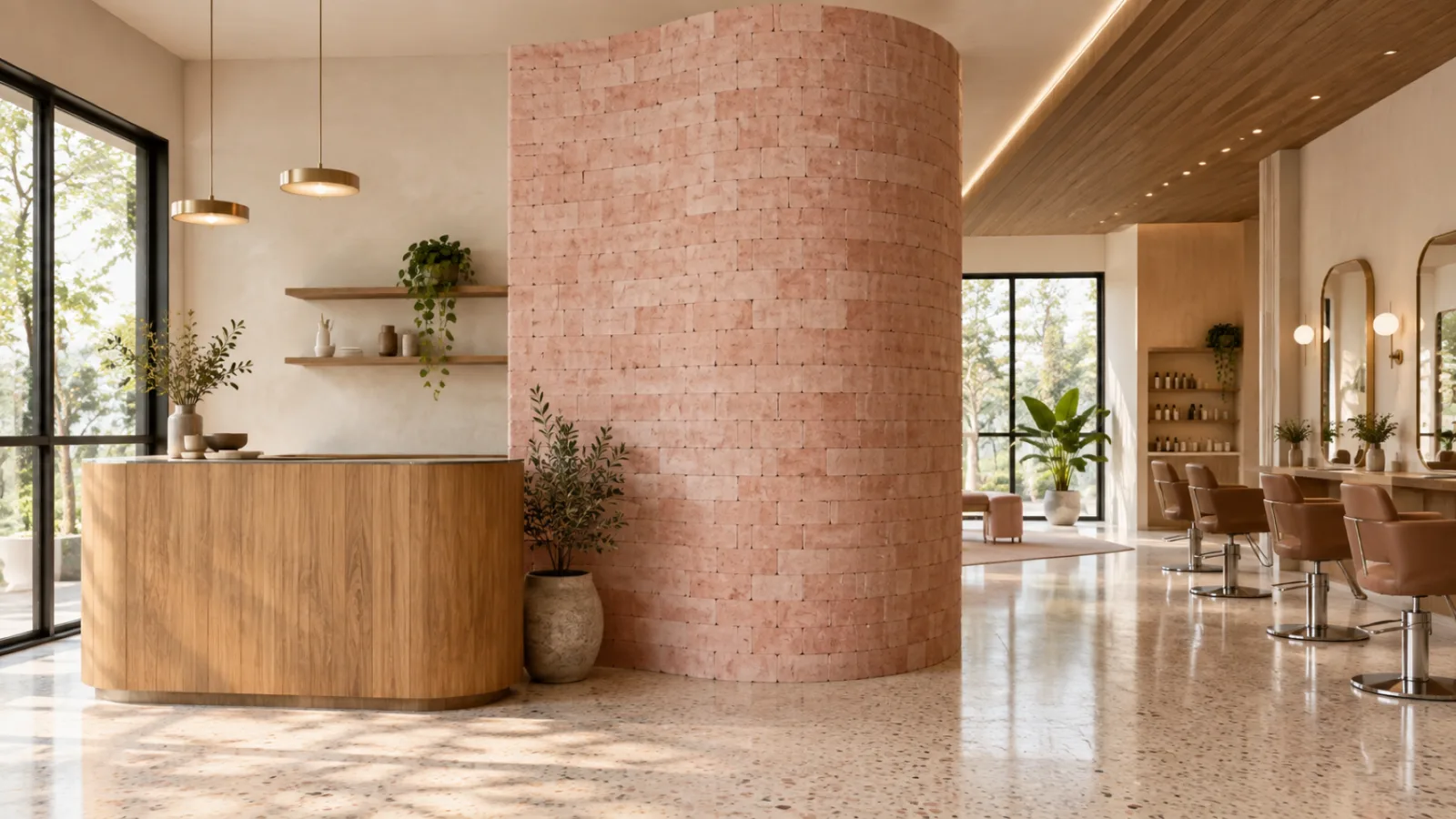 Wall cladding living room
