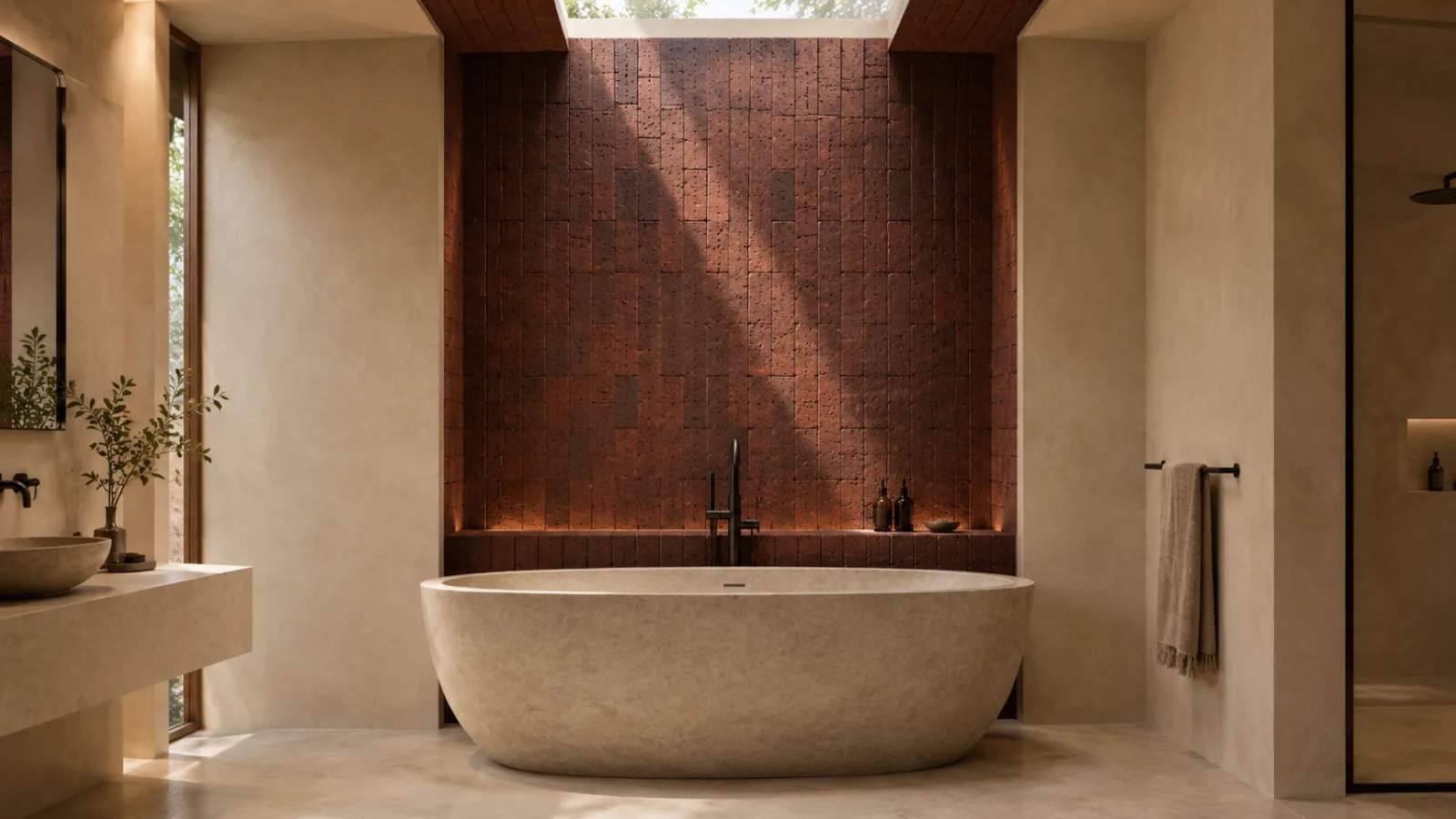 Wall cladding living room