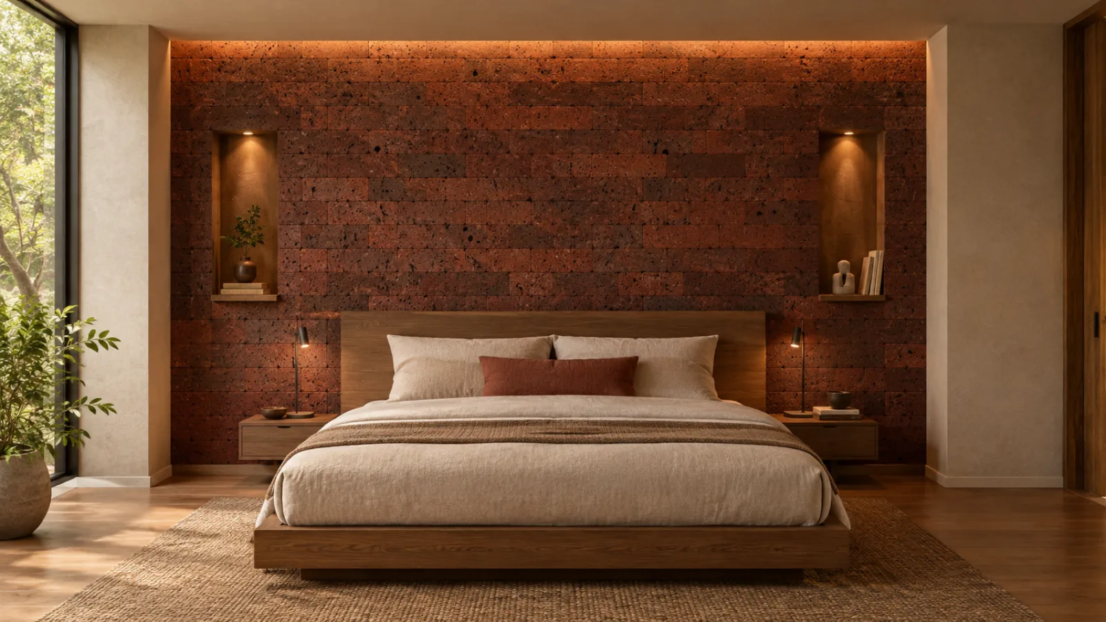 Wood wall cladding