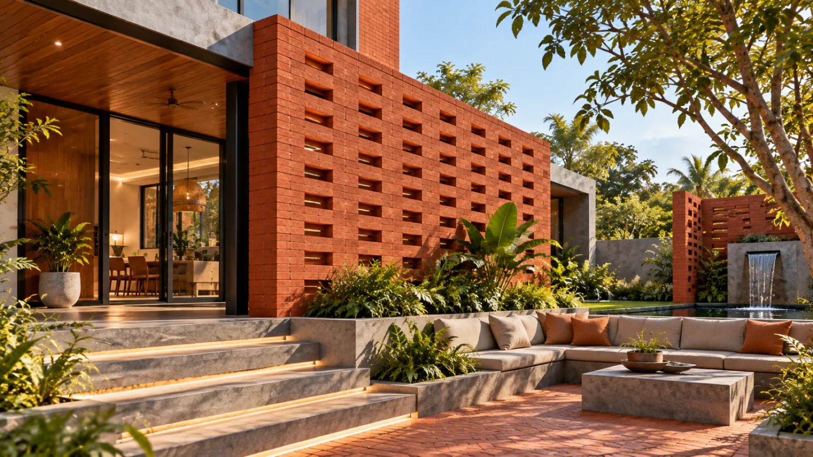 Wood wall cladding