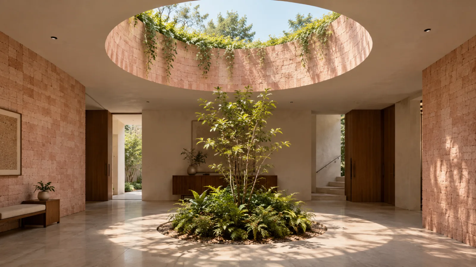 Wall cladding living room