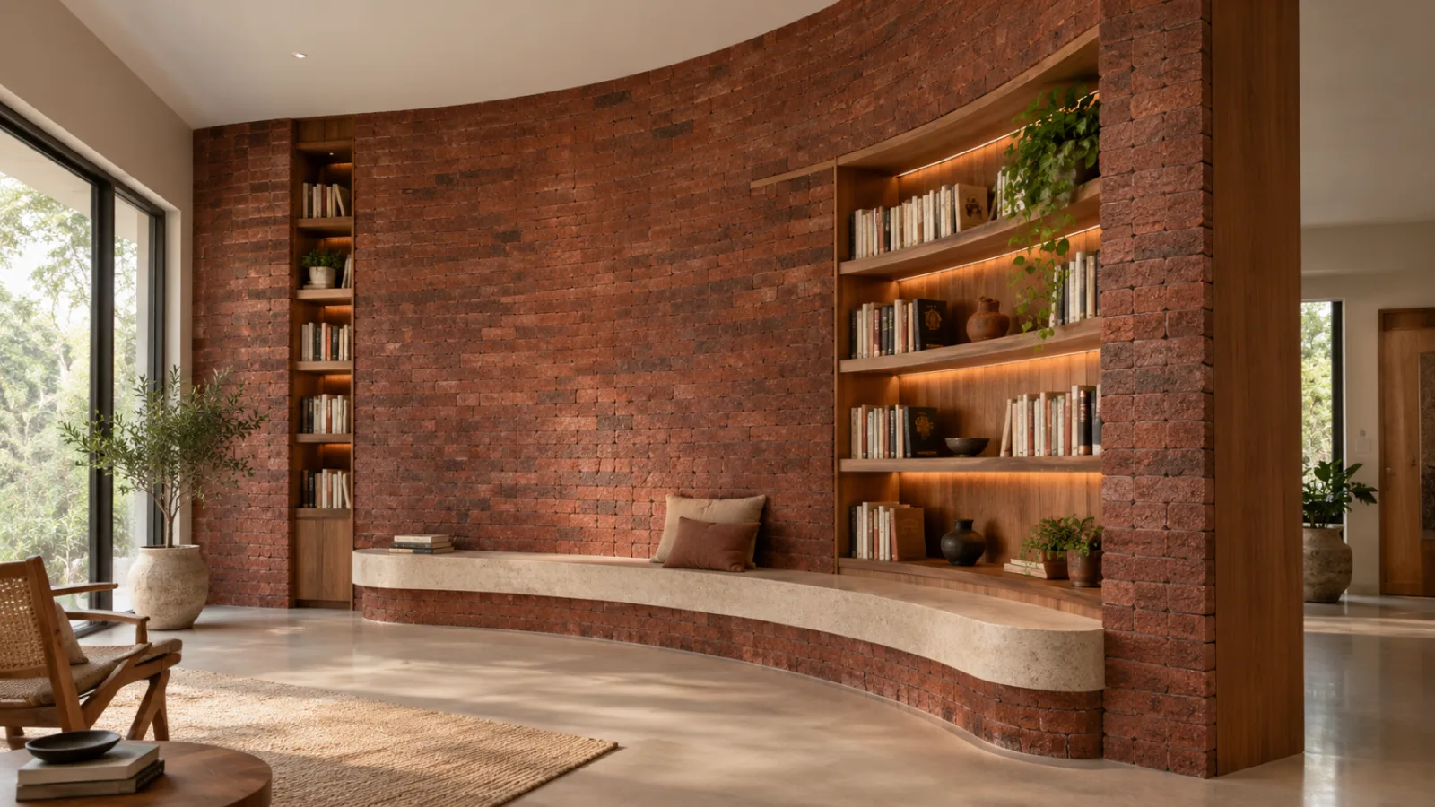 Wood wall cladding