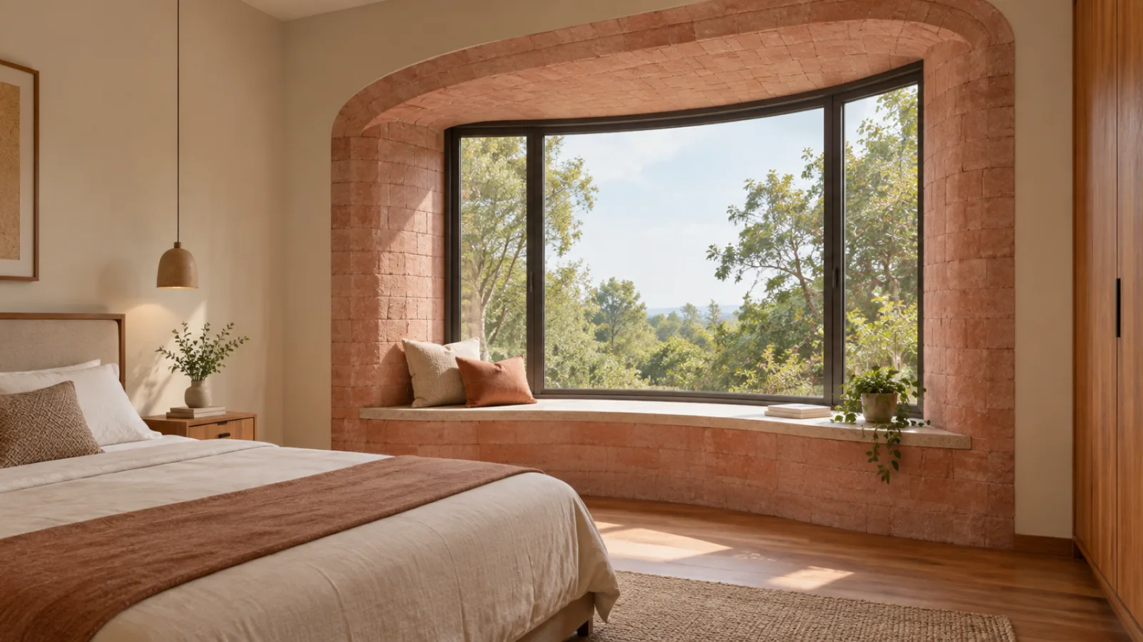 Wall cladding living room