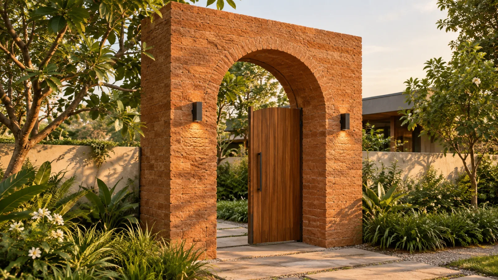 Wood wall cladding