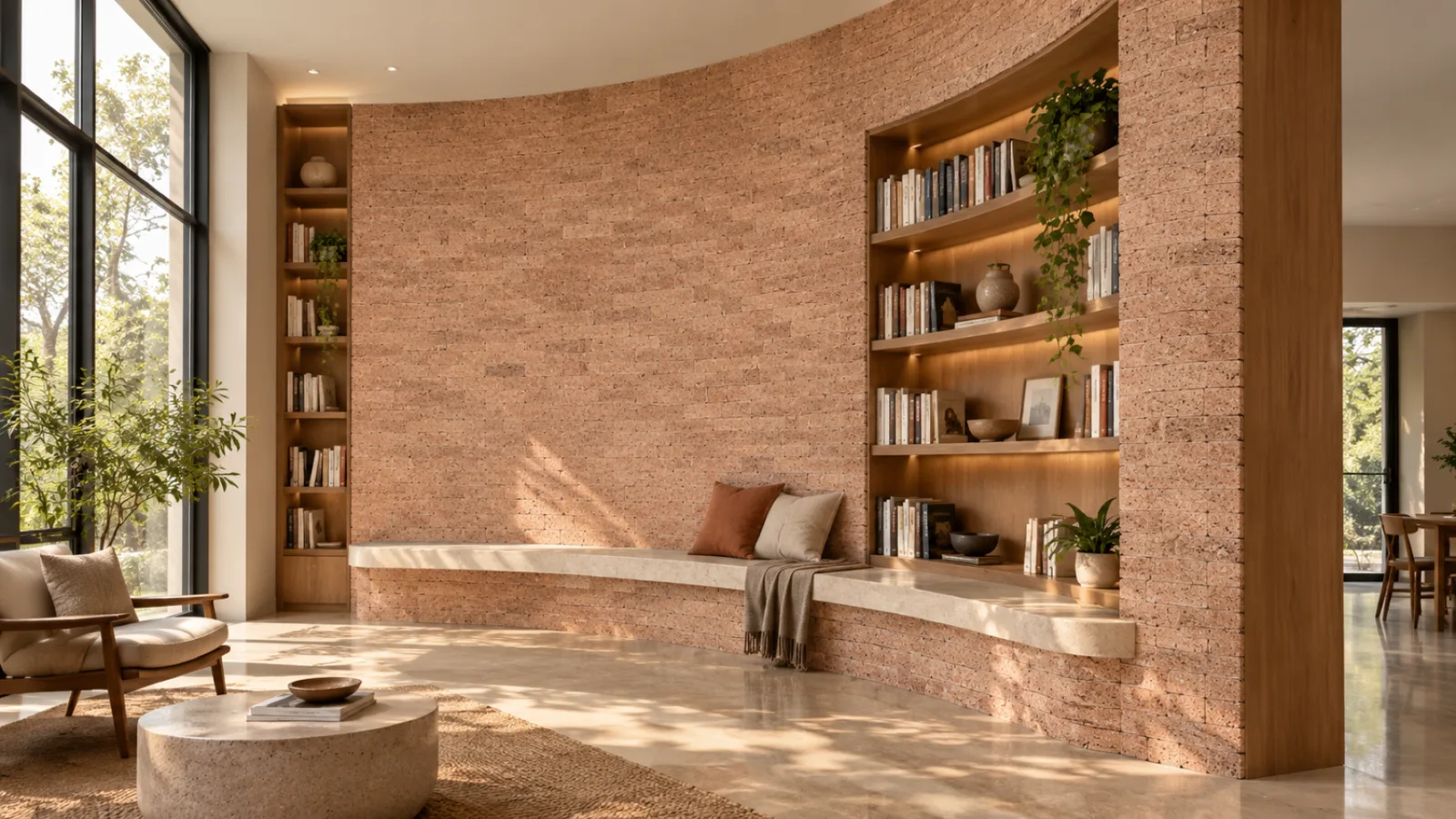 Wood wall cladding