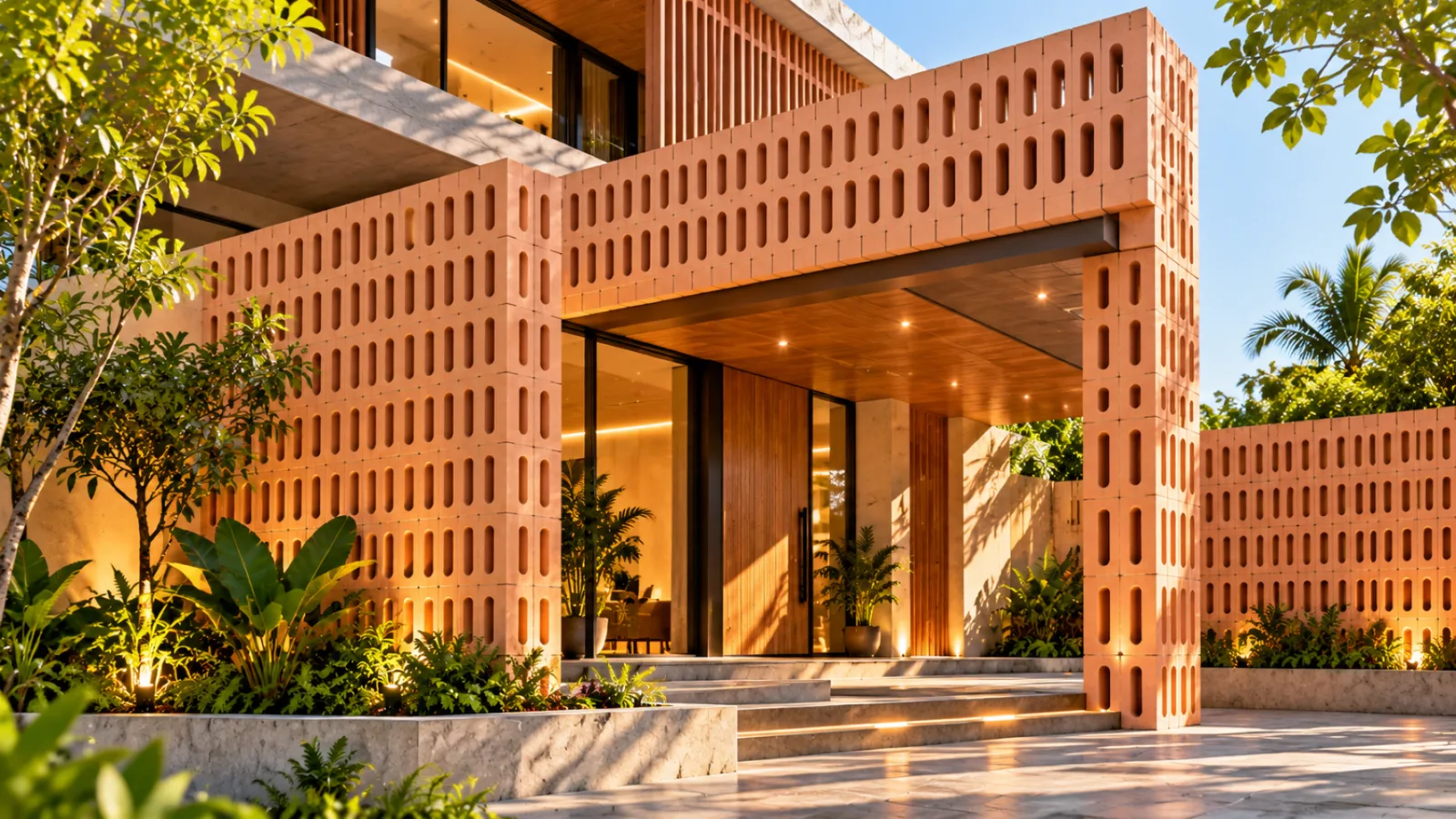 Wood wall cladding