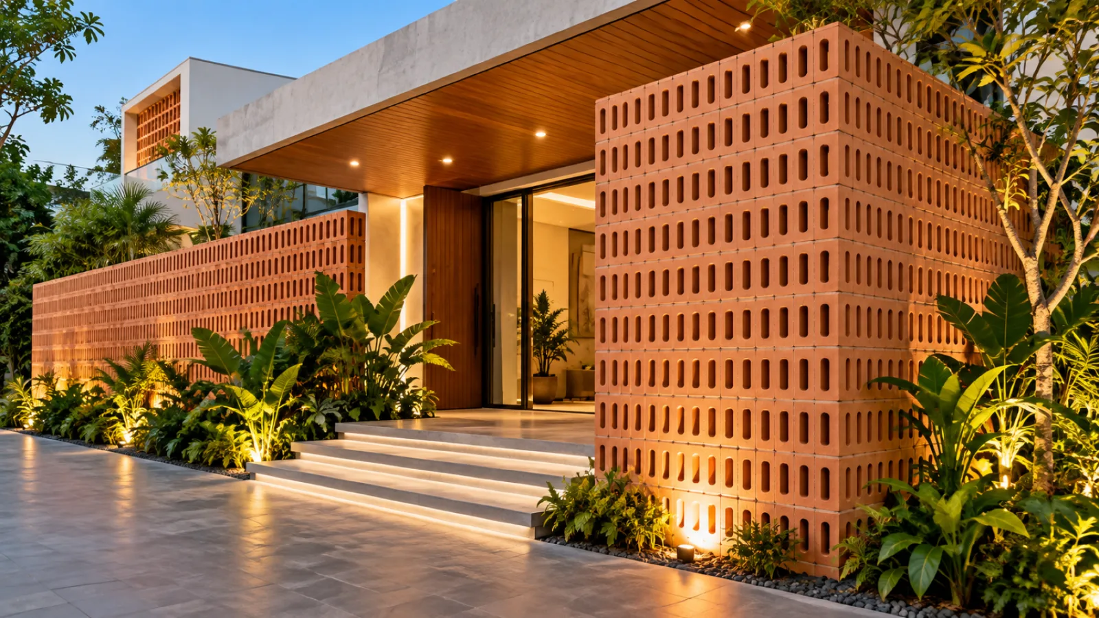 Wall cladding living room